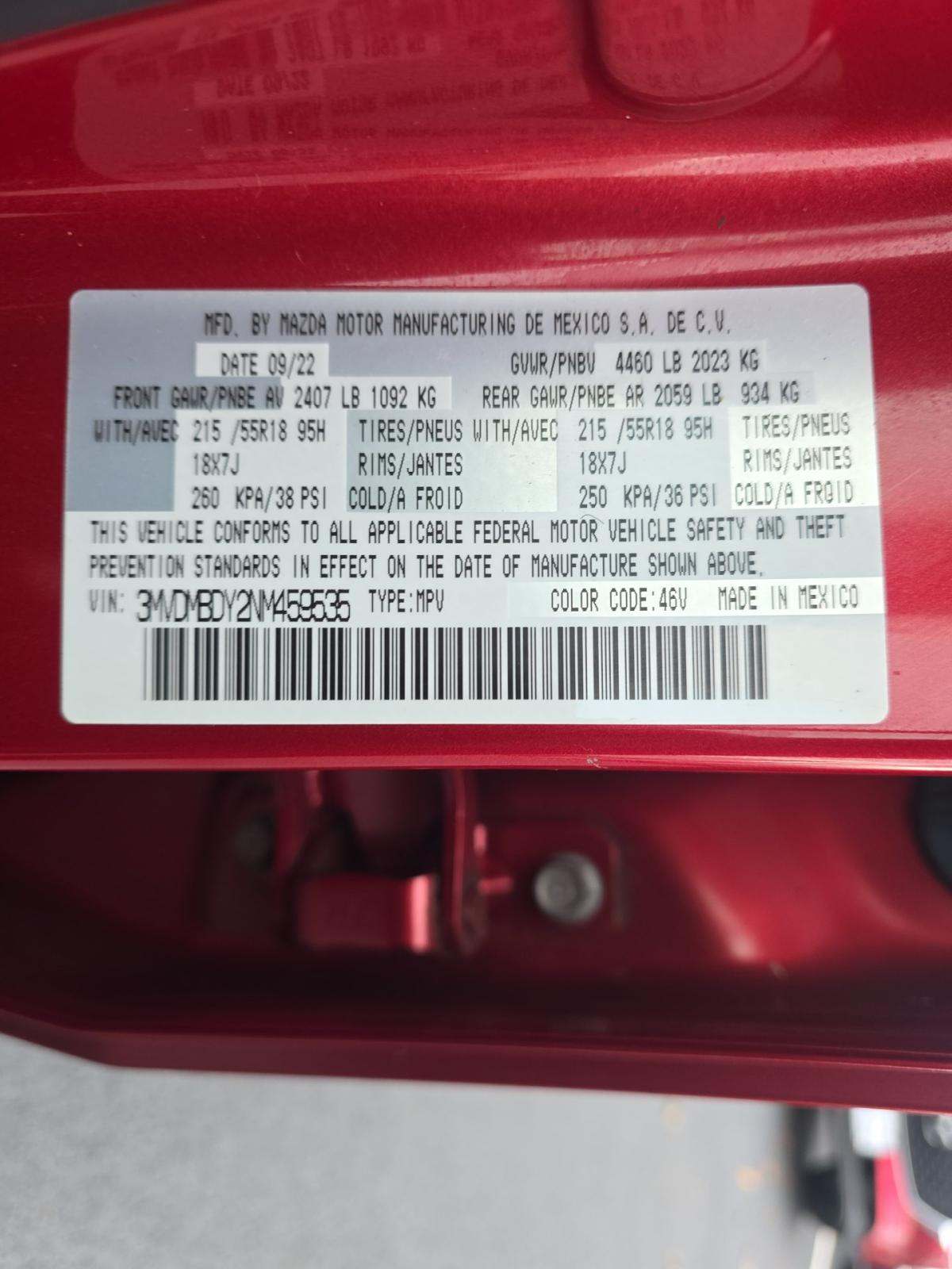 2022 MAZDA CX-30 2.5 Turbo Premium Package AWD