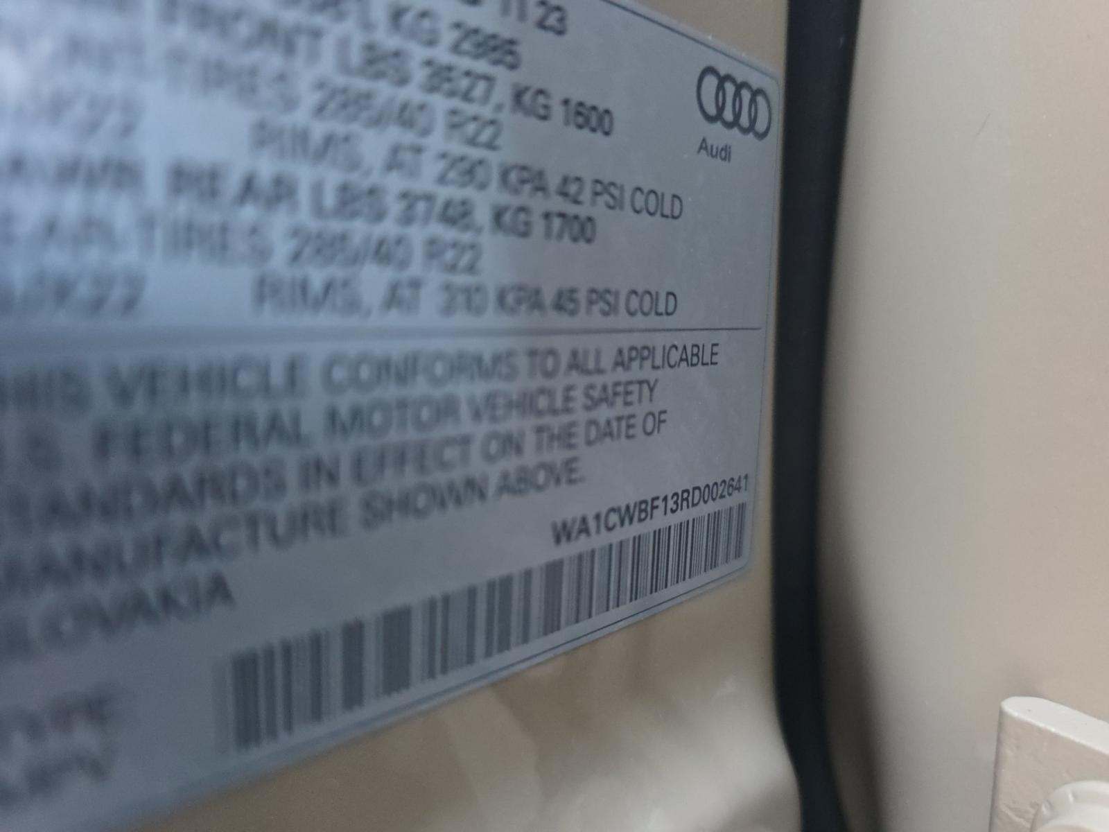 2024 Audi SQ8 Prestige AWD