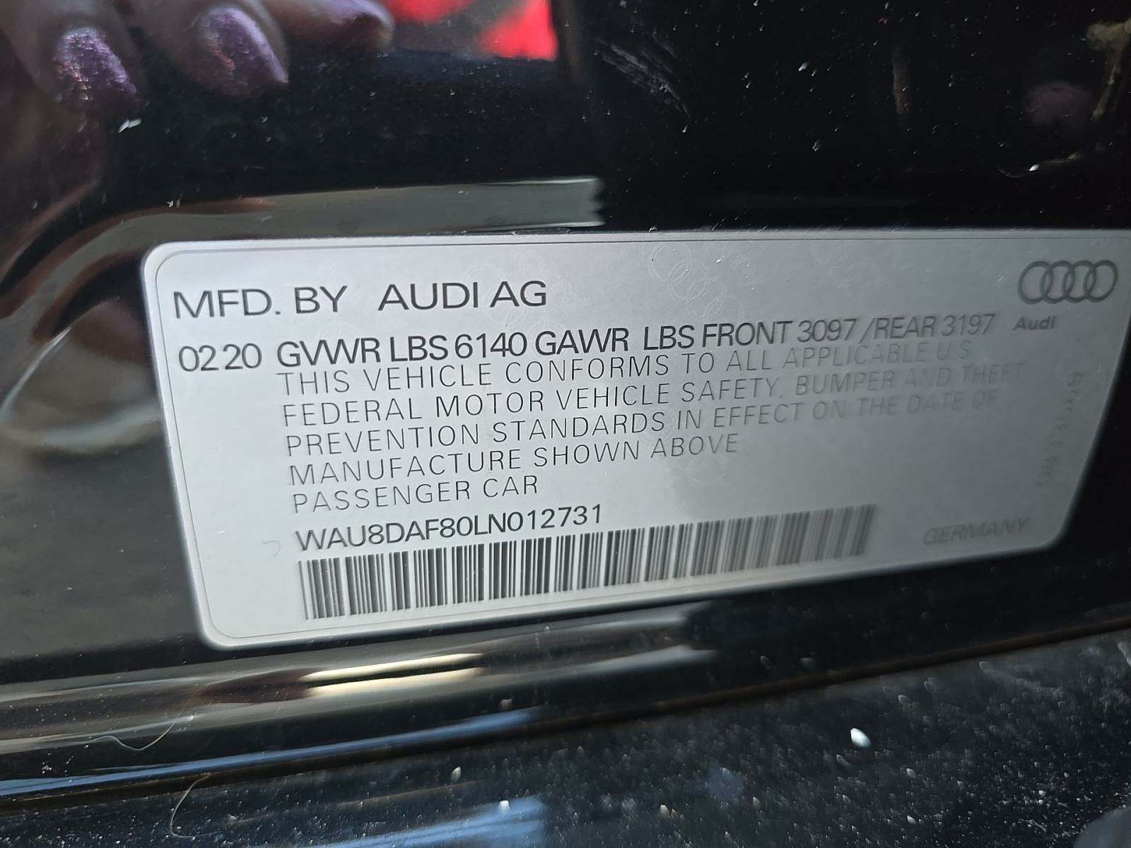 2020 Audi A8 L 3.0T AWD