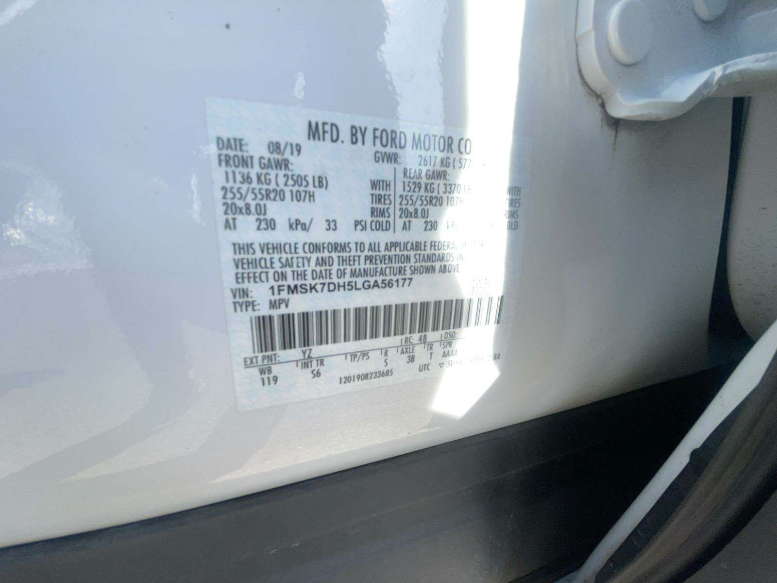 2020 Ford Explorer XLT RWD