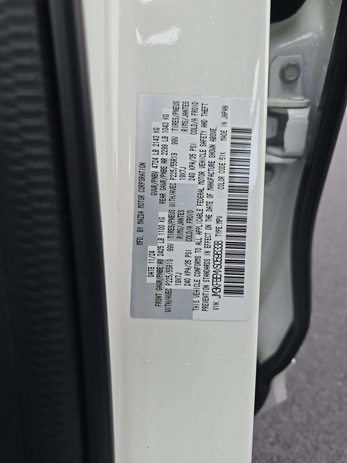 2025 MAZDA CX-5 2.5 S Premium Plus Package AWD