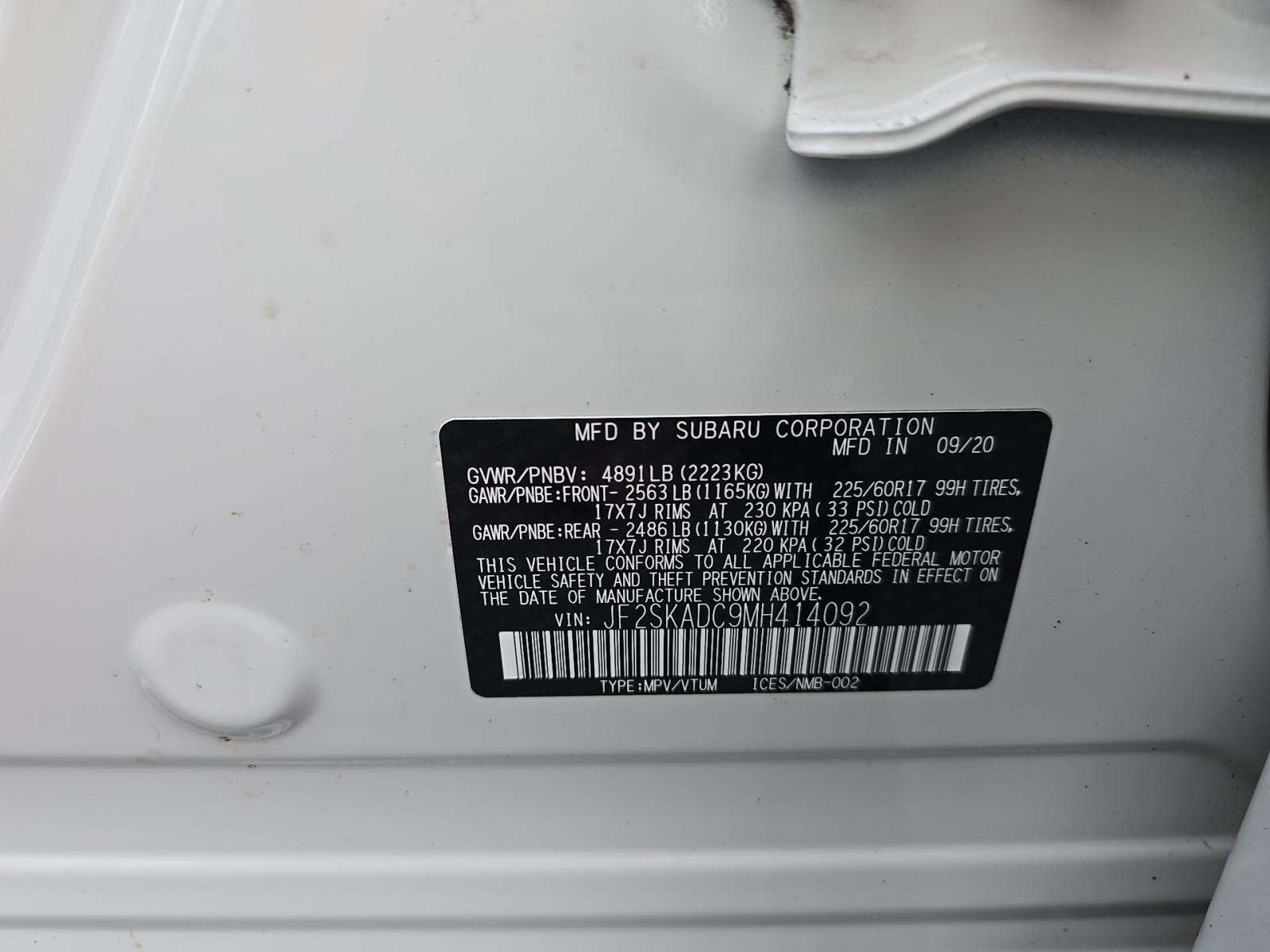 2021 Subaru Forester Base AWD