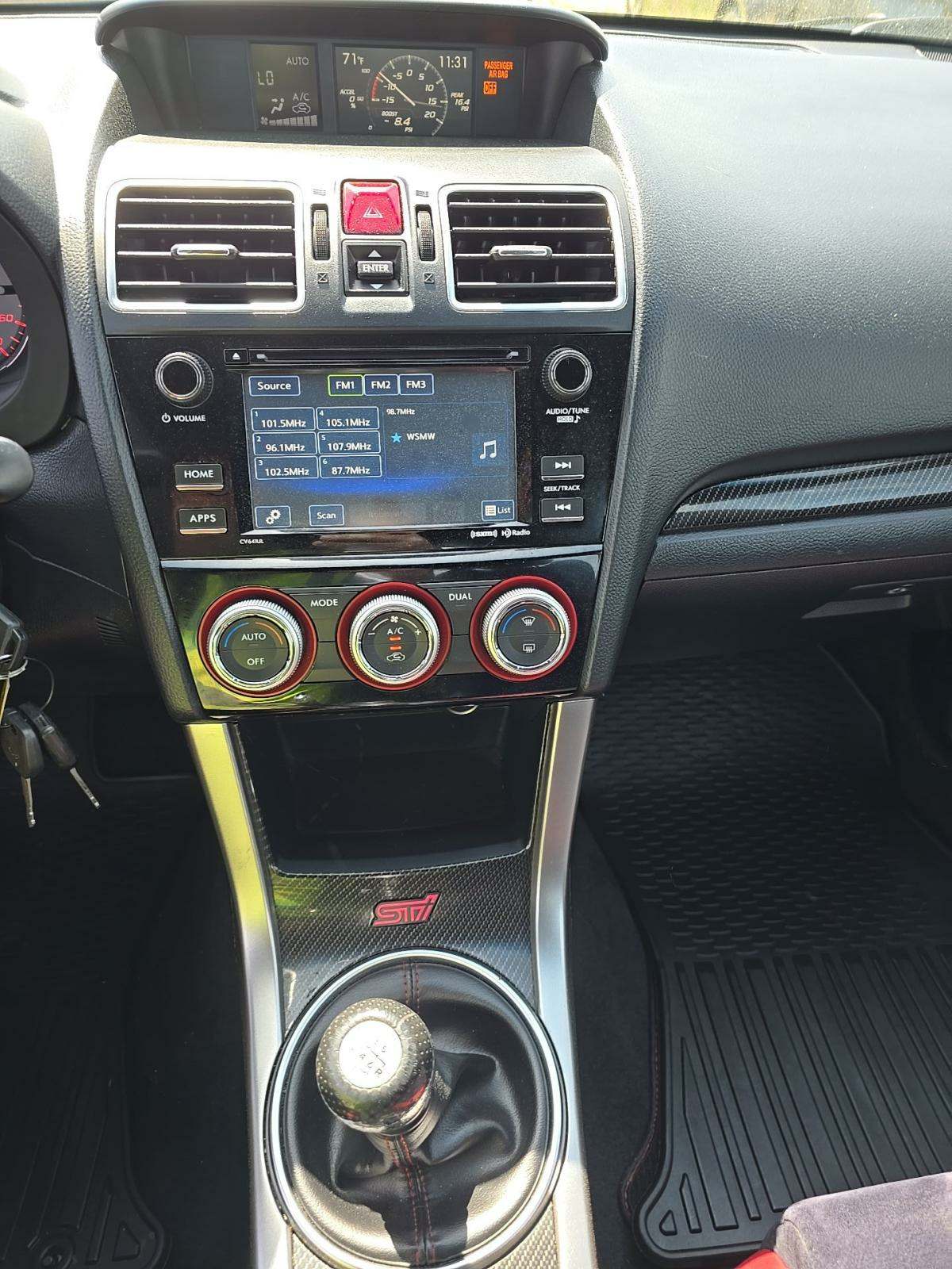 2016 Subaru WRX STi AWD