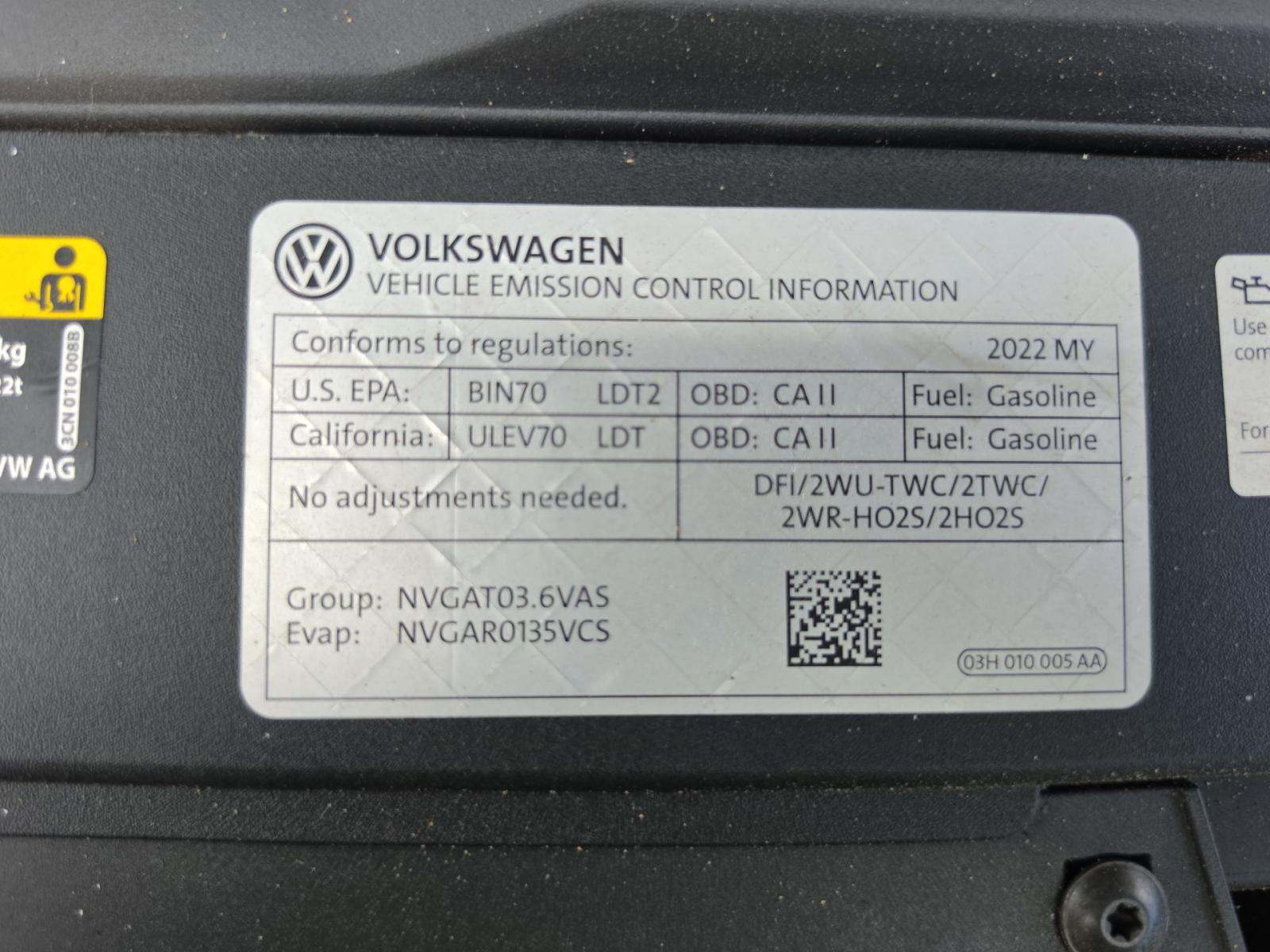 2022 Volkswagen Atlas 3.6L SEL Premium R-Line AWD