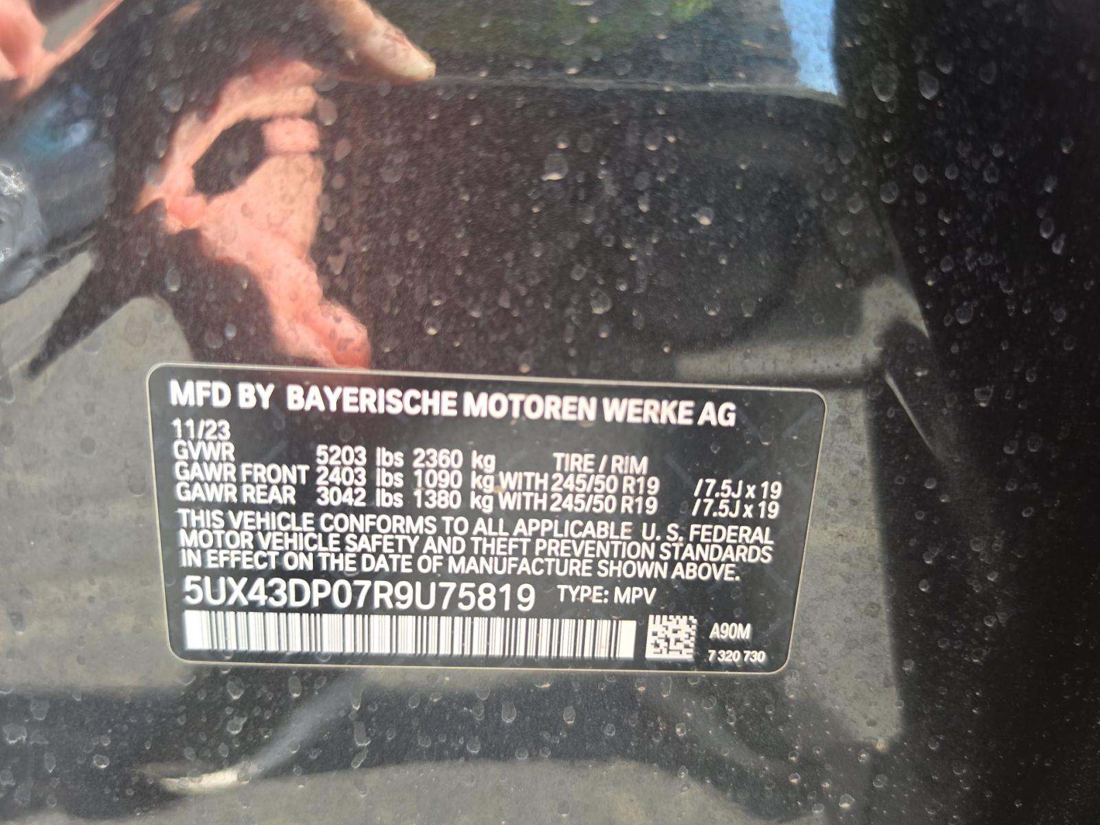 2024 BMW X3 sDrive30i RWD