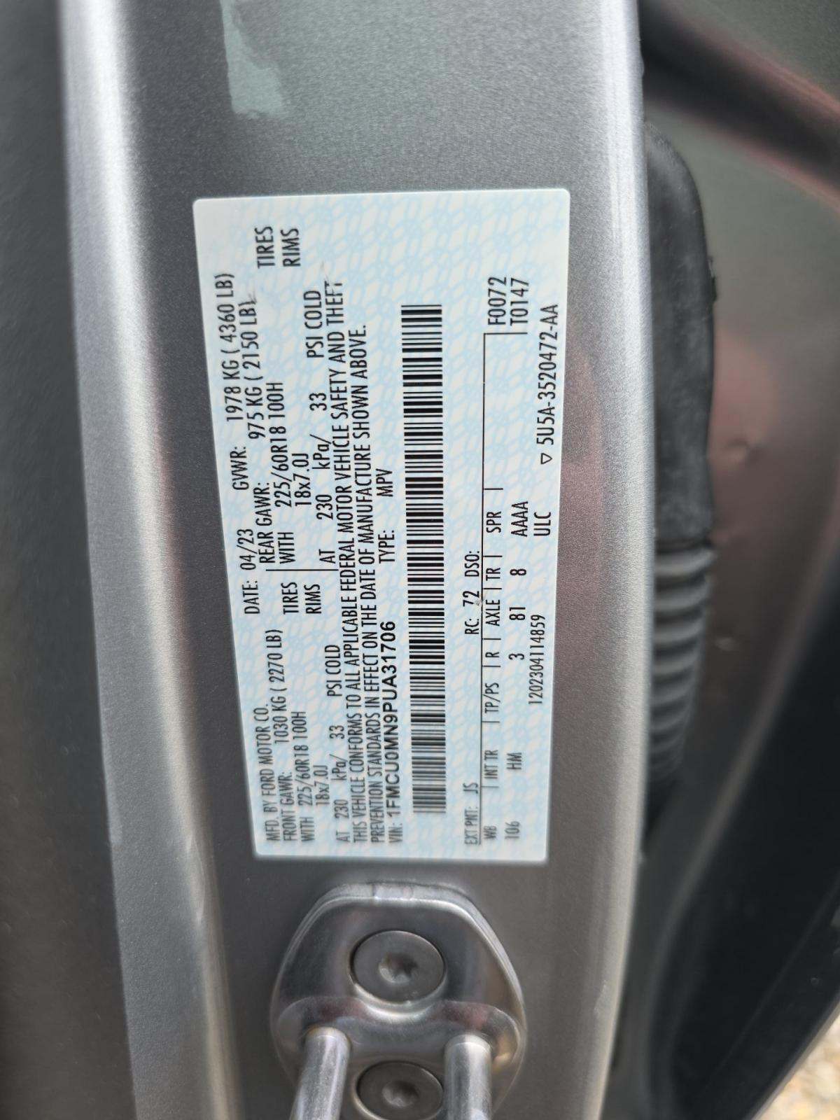 2023 Ford Escape ST-Line FWD