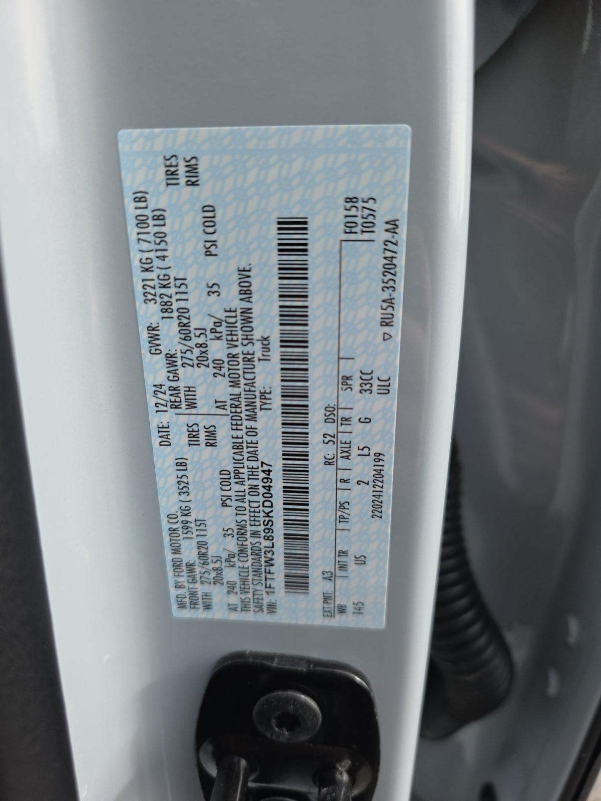 2025 Ford F-150 XLT AWD