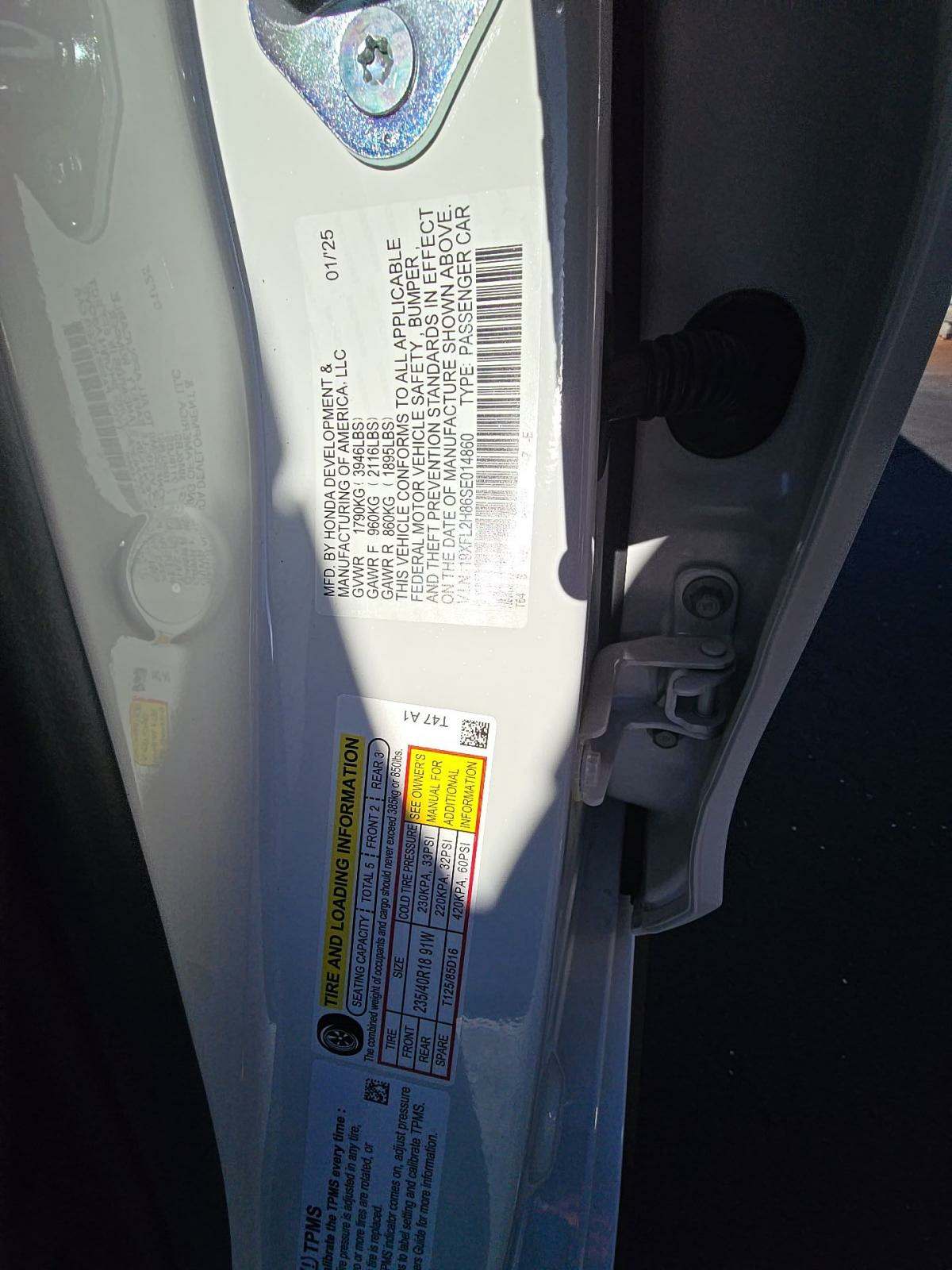 2025 Honda Civic Sport FWD