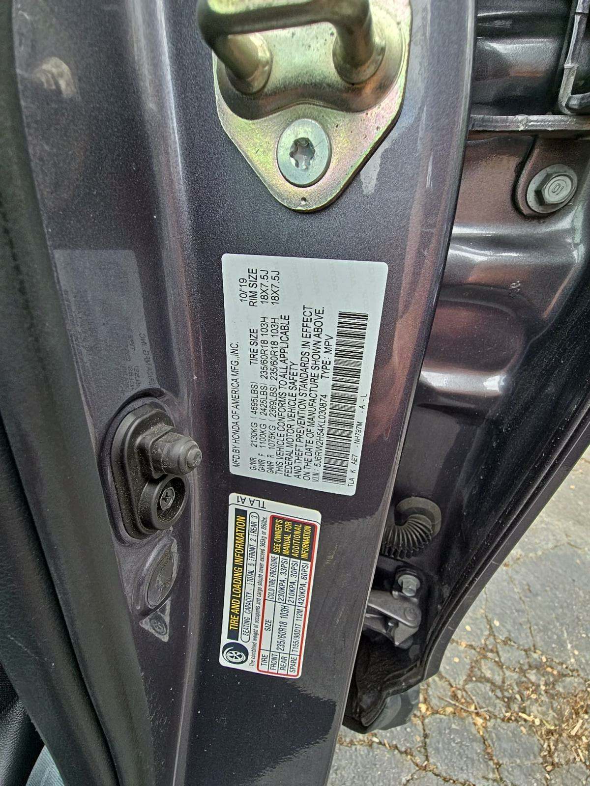 2019 Honda CR-V EX AWD