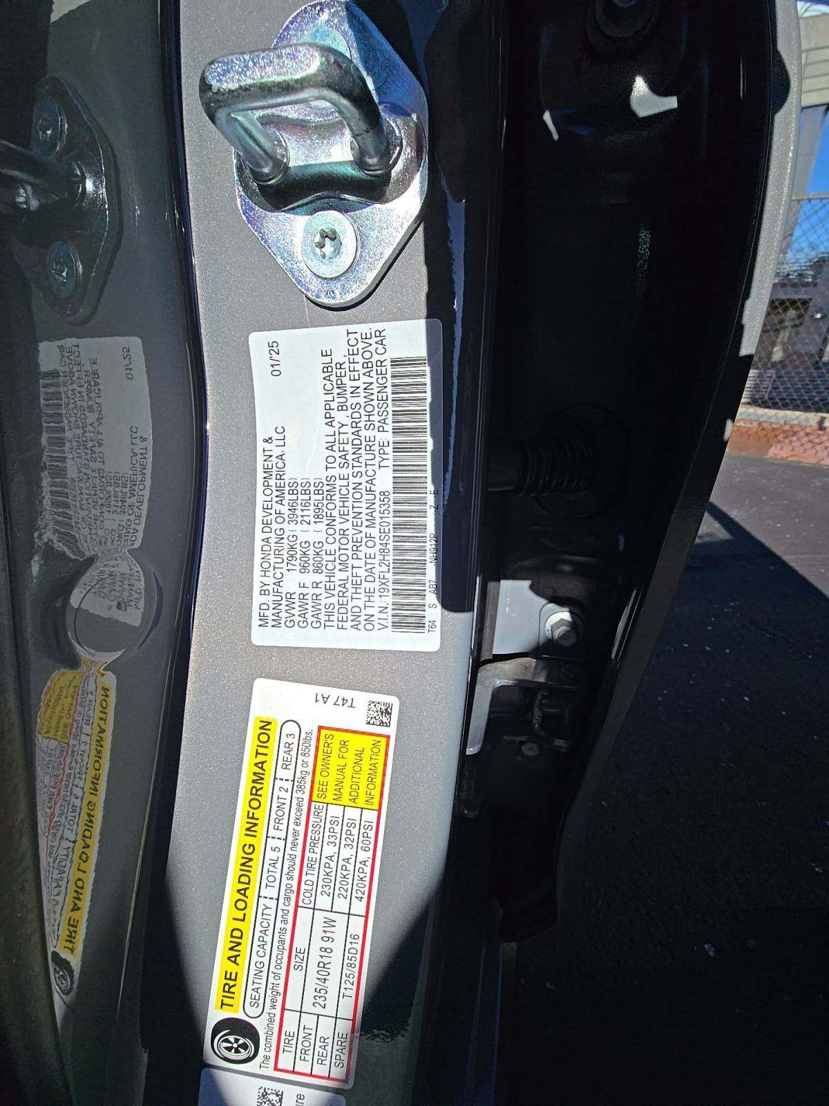 2025 Honda Civic Sport FWD