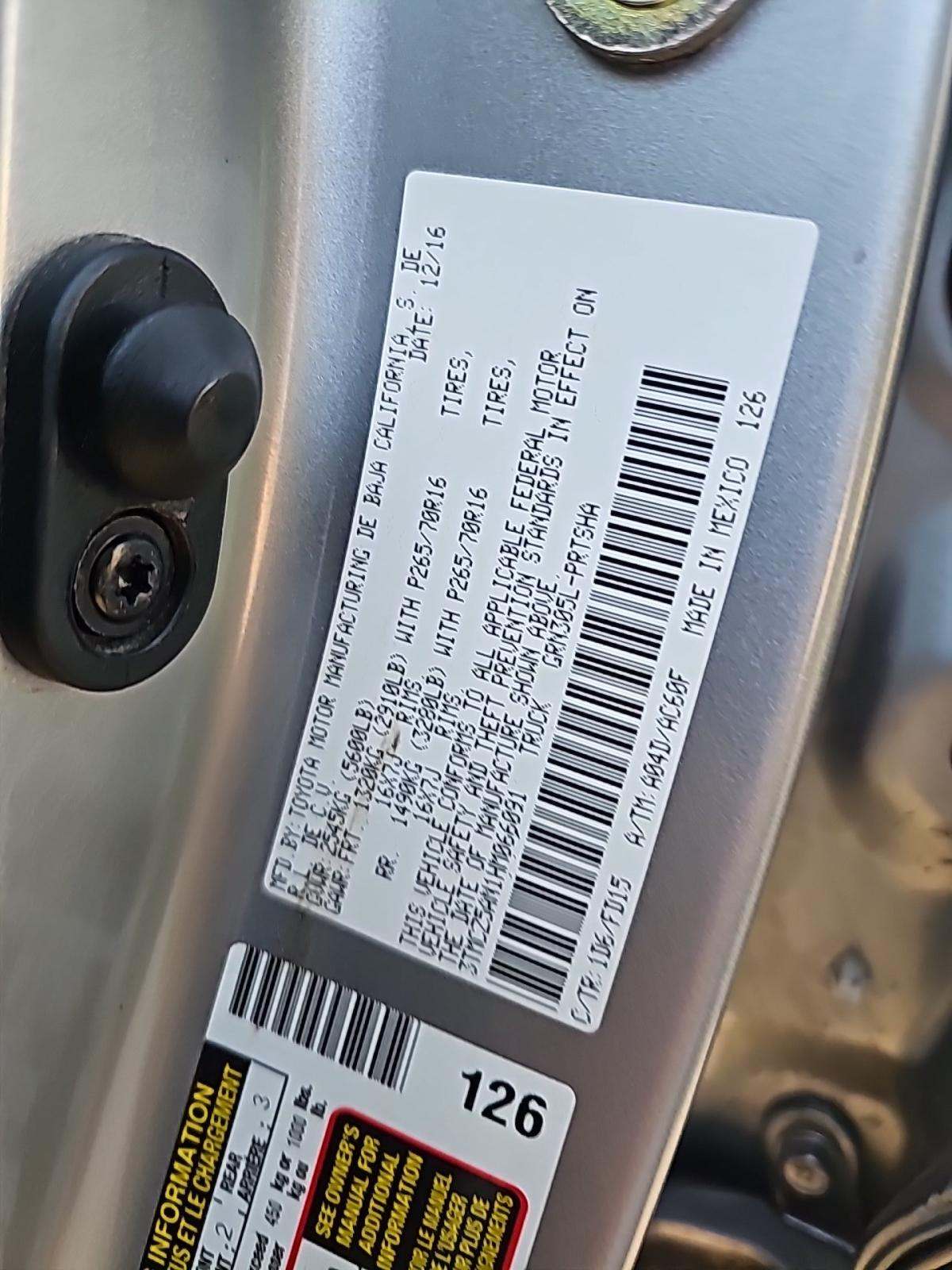 2017 Toyota Tacoma TRD Off-Road AWD