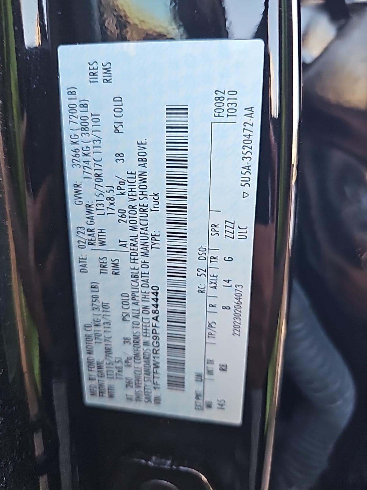 2023 Ford F-150 Raptor AWD