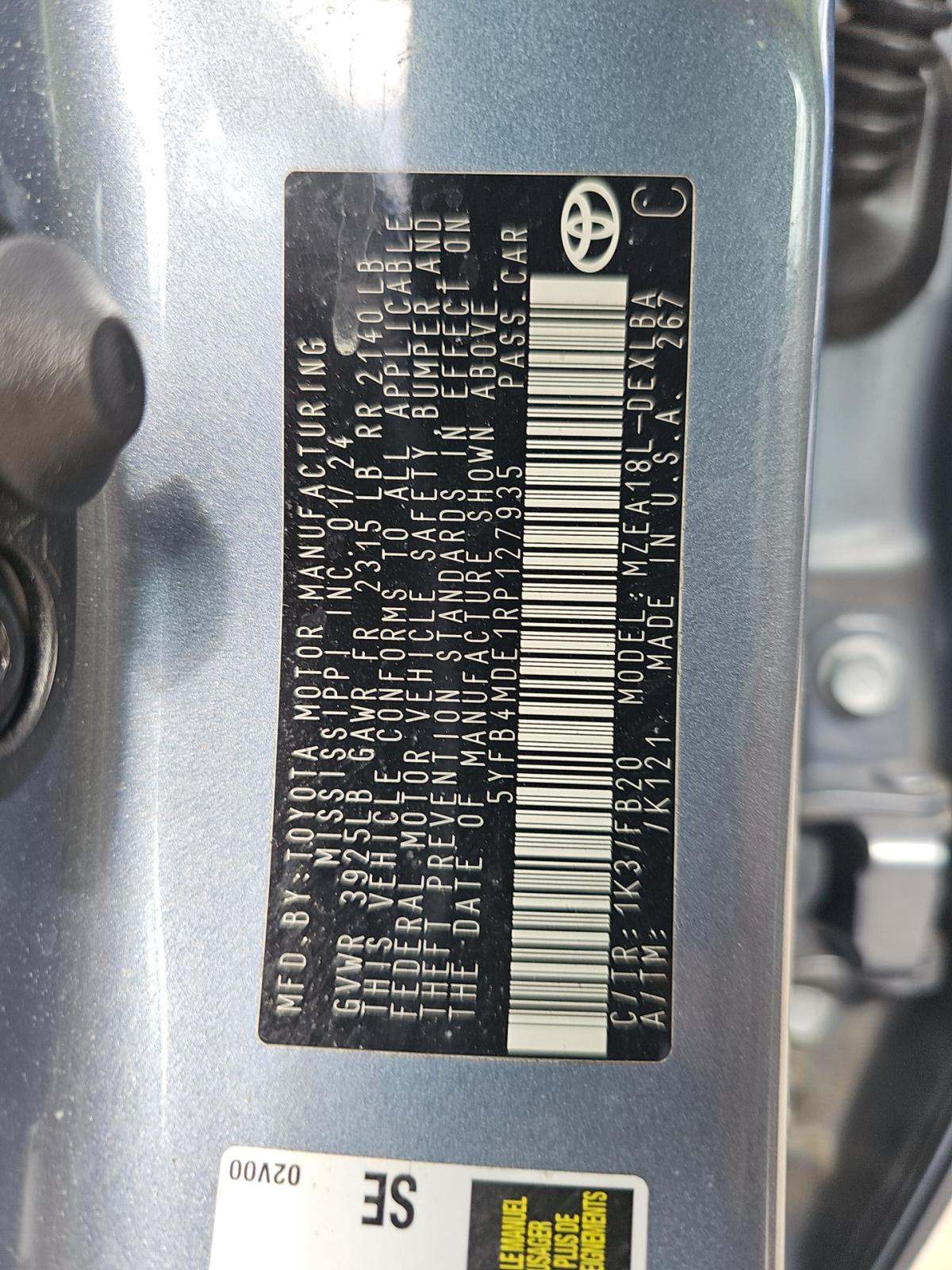 2024 Toyota Corolla LE FWD