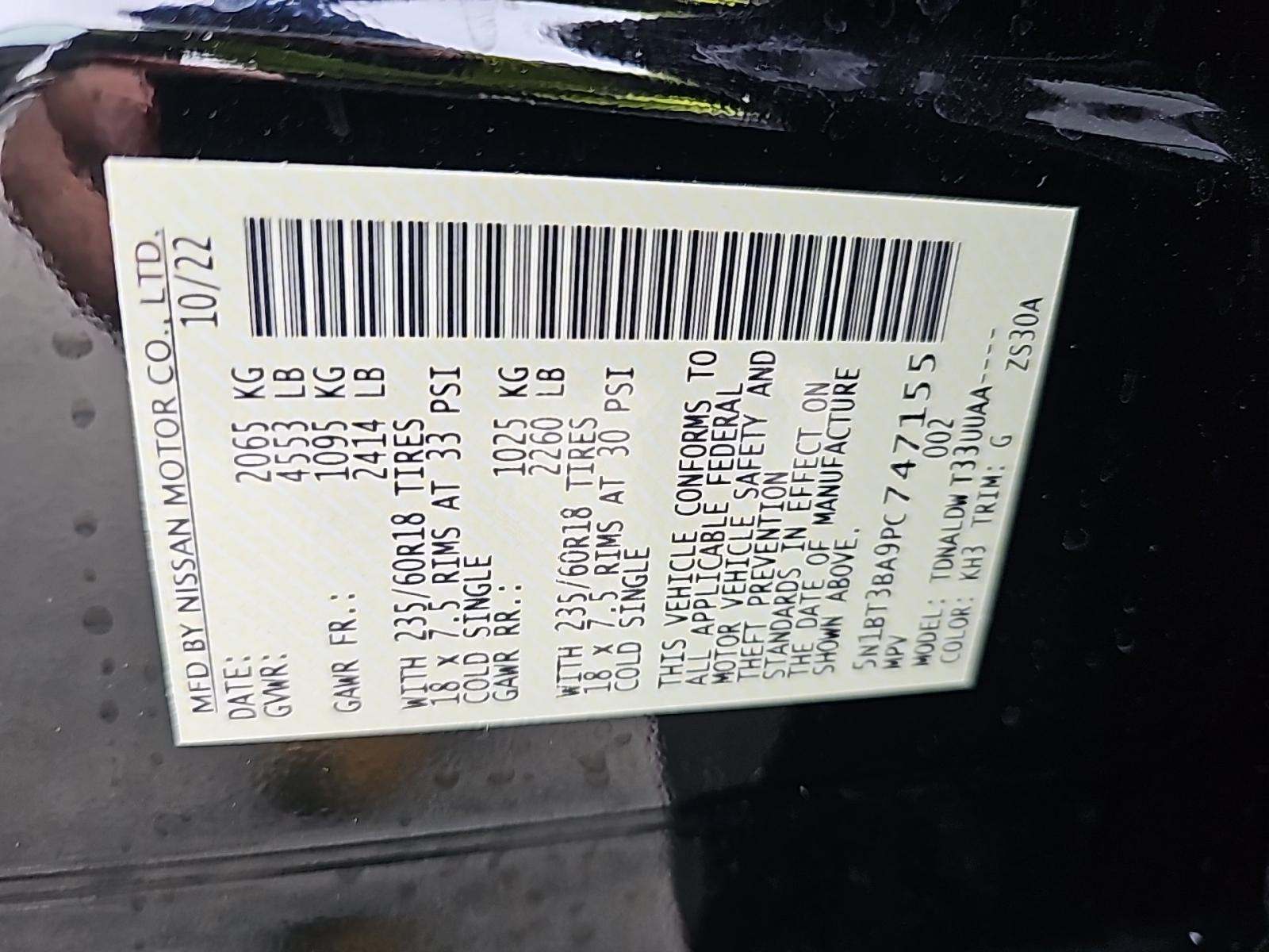 2023 Nissan Rogue SV FWD