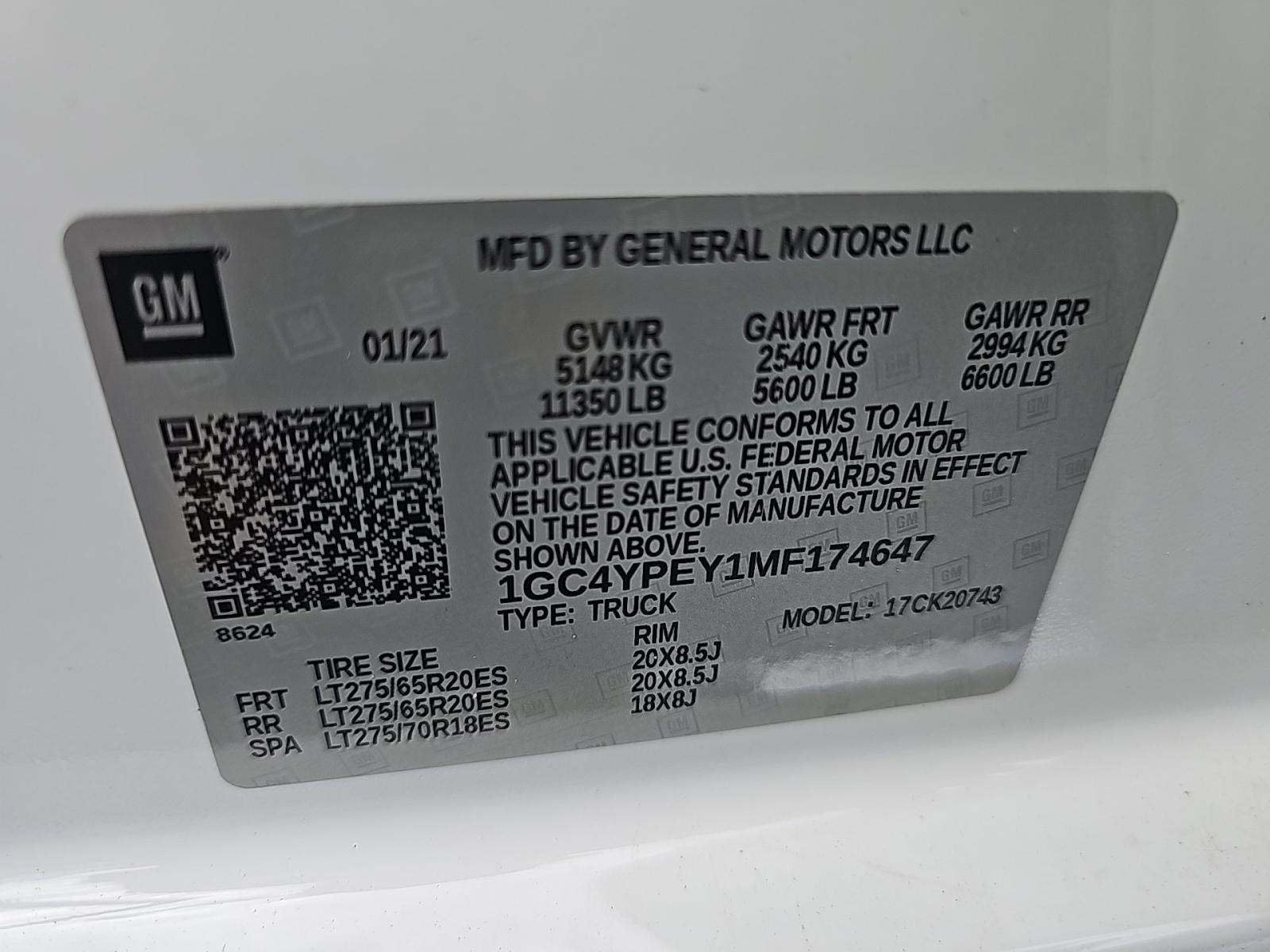 2021 Chevrolet Silverado 2500HD LTZ AWD