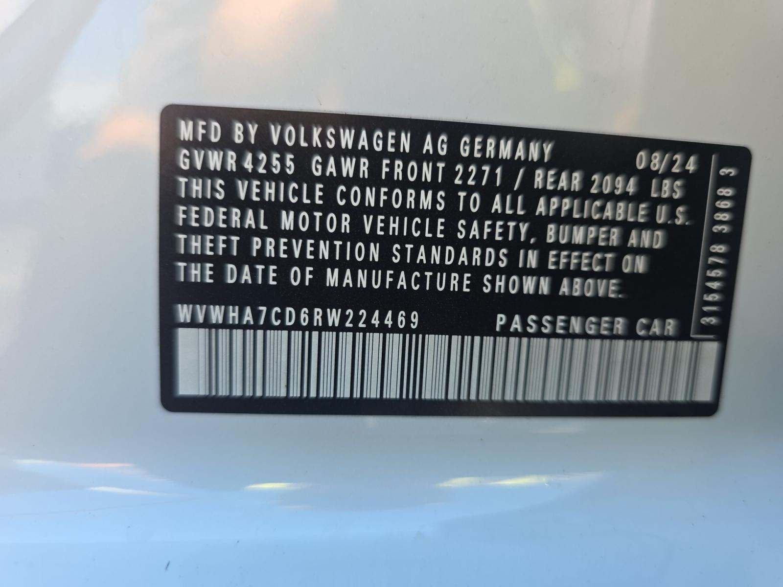 2024 Volkswagen Golf GTI 2.0T 380 S FWD