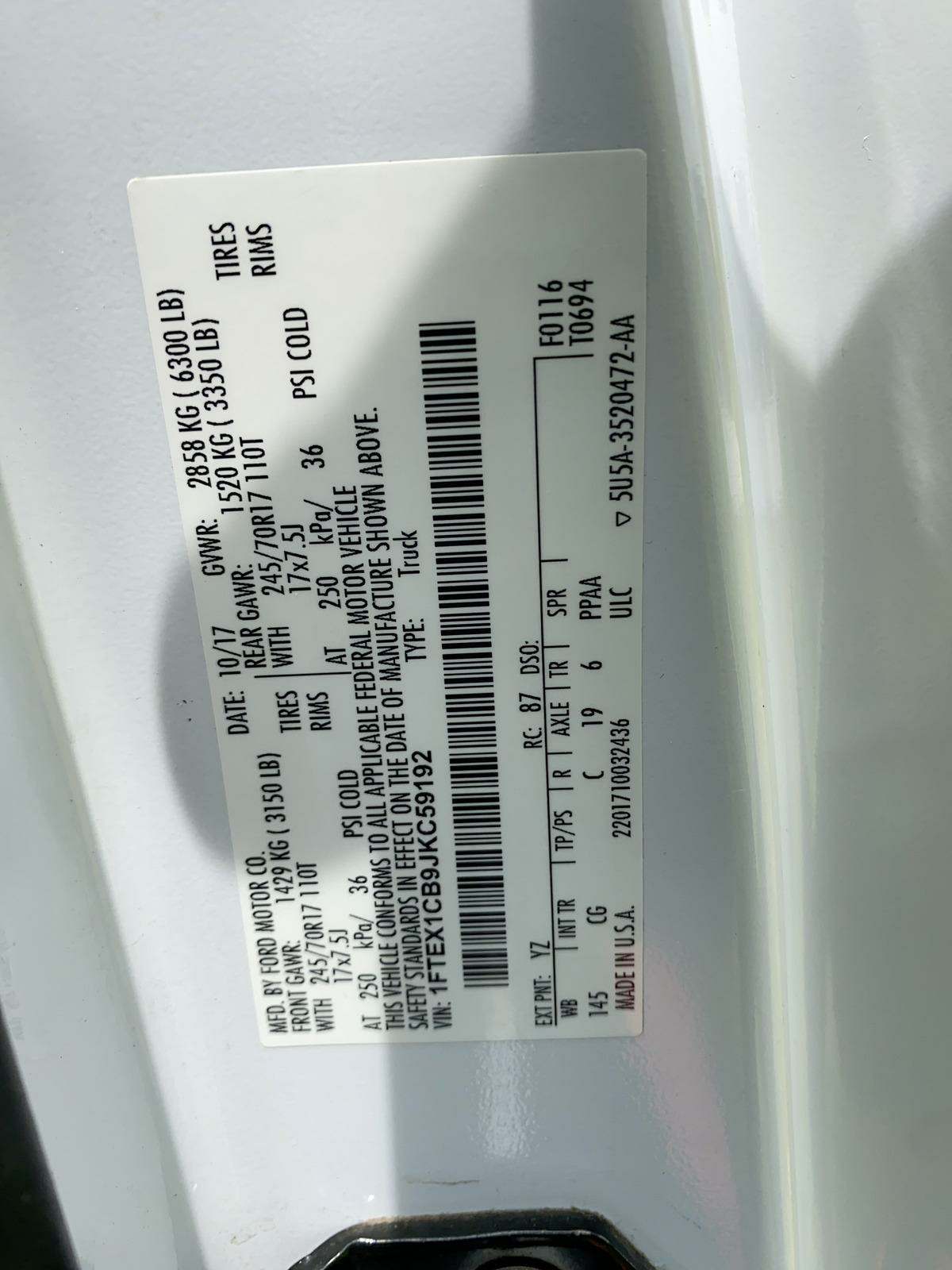 2018 Ford F-150 XL RWD