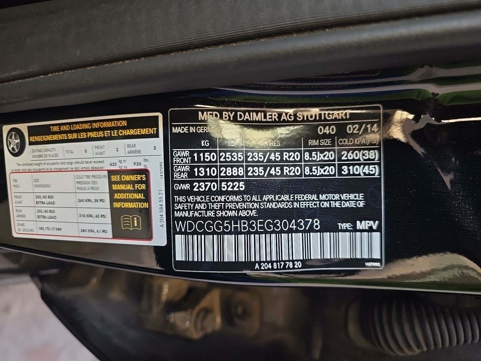 2014 Mercedes-Benz GLK-Class GLK 350 RWD