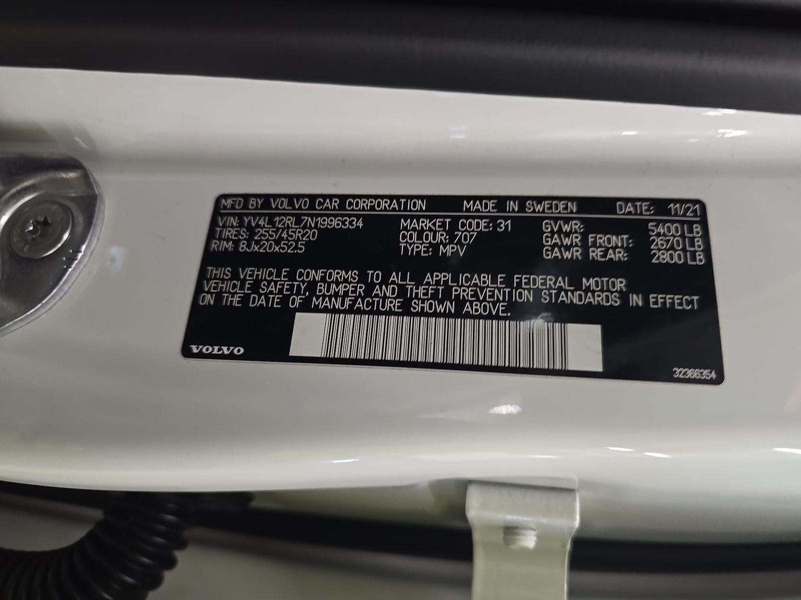 2022 Volvo XC60 B5 Inscription AWD