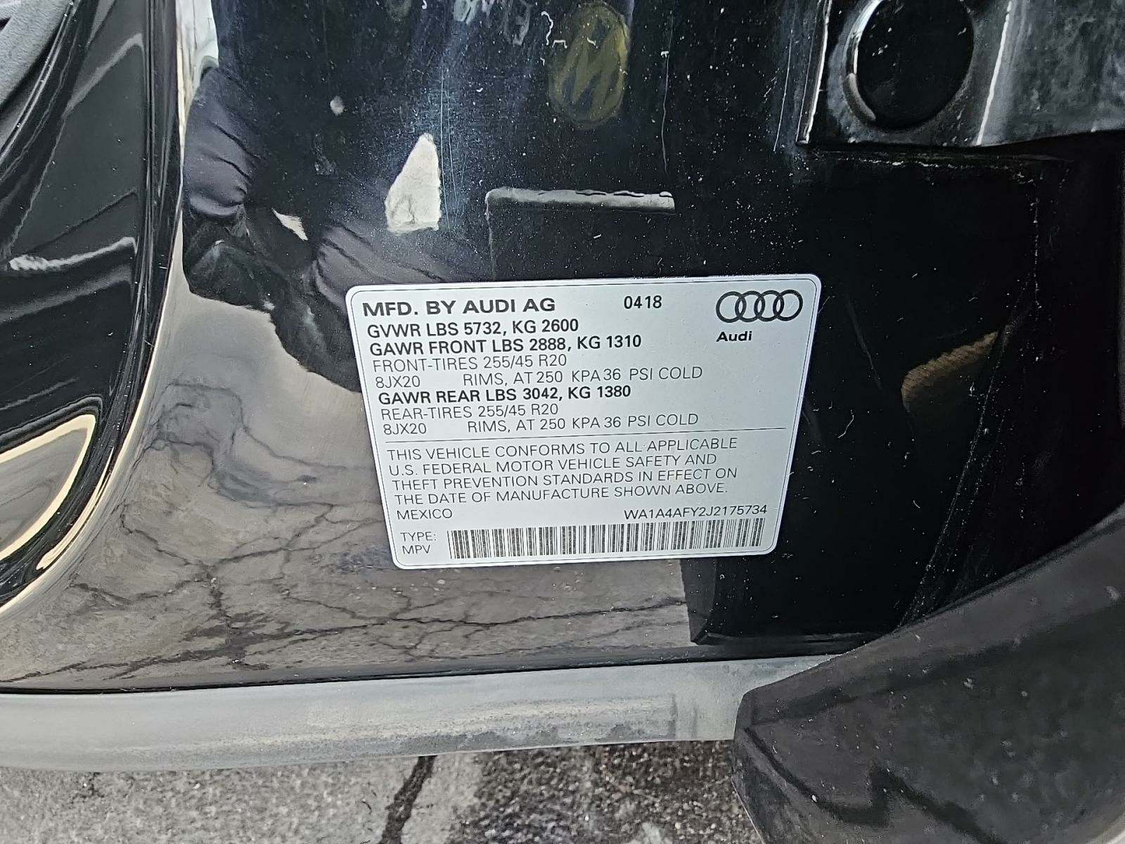 2018 Audi SQ5 Premium Plus AWD