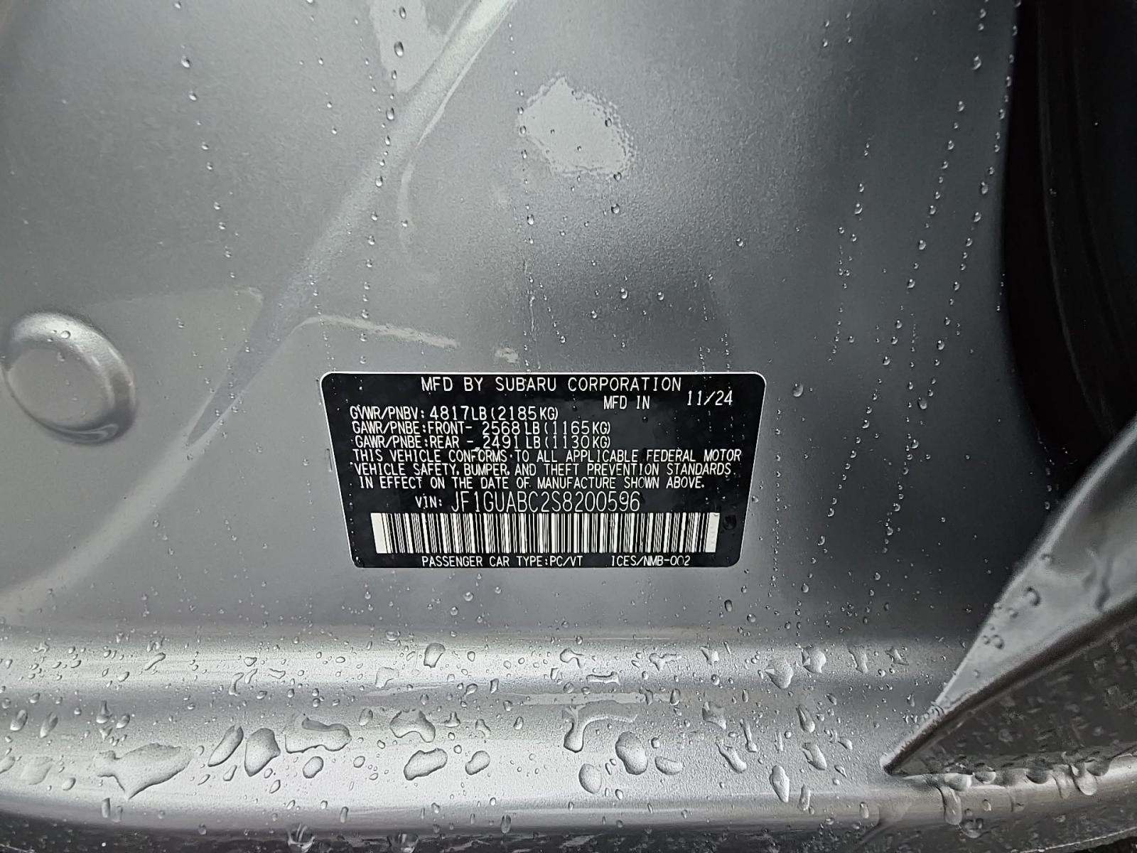 2025 Subaru Impreza Base AWD