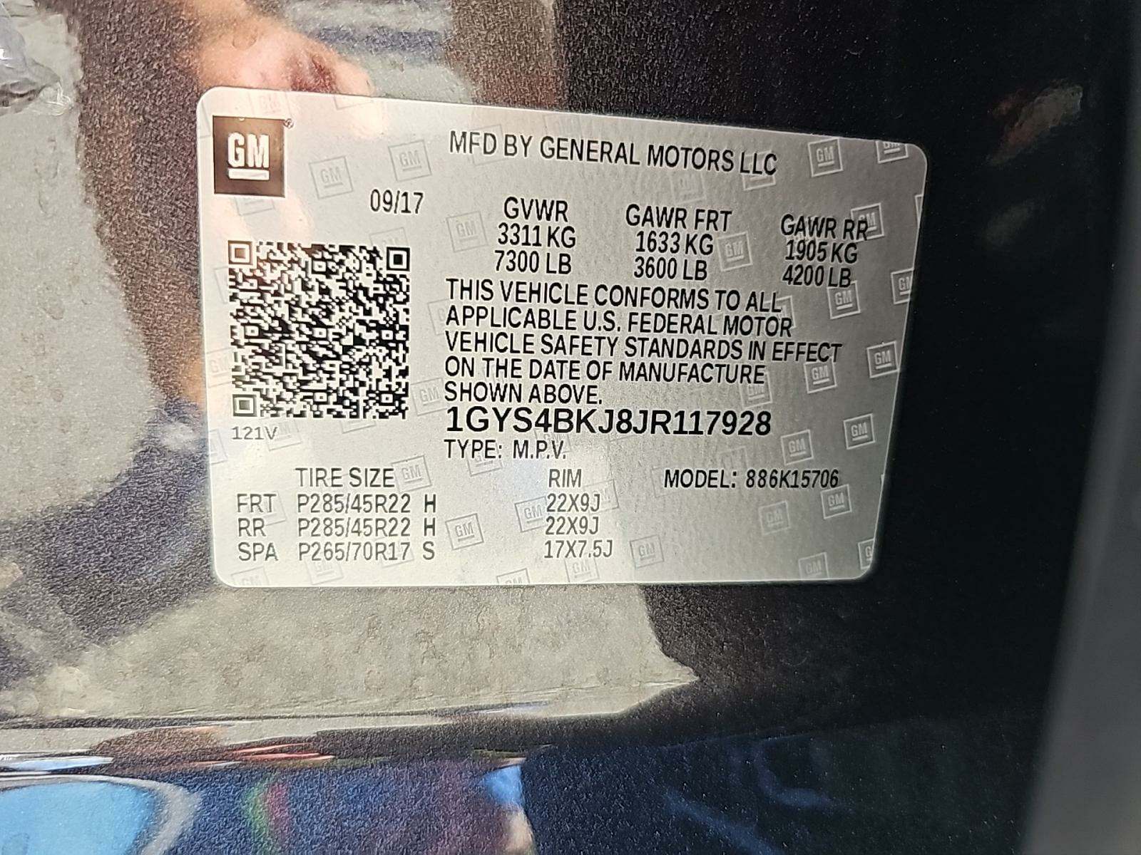 2018 Cadillac Escalade Luxury AWD