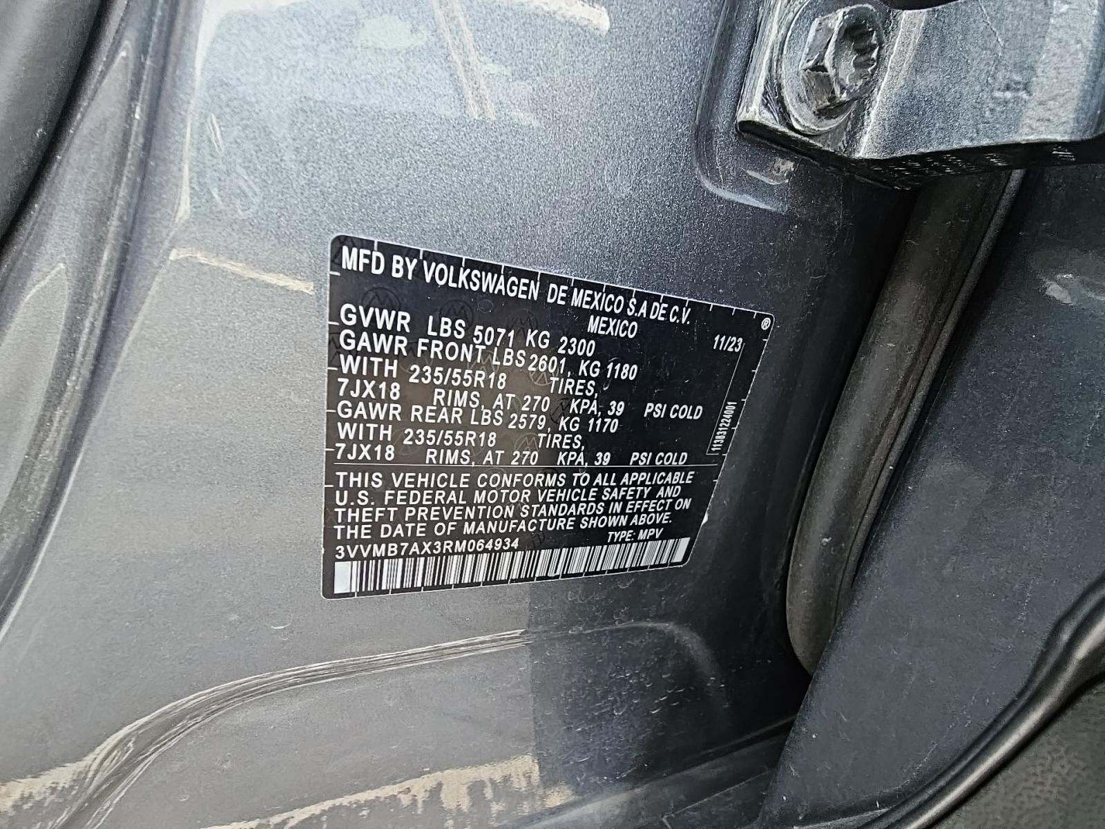 2024 Volkswagen Tiguan 2.0T SE AWD