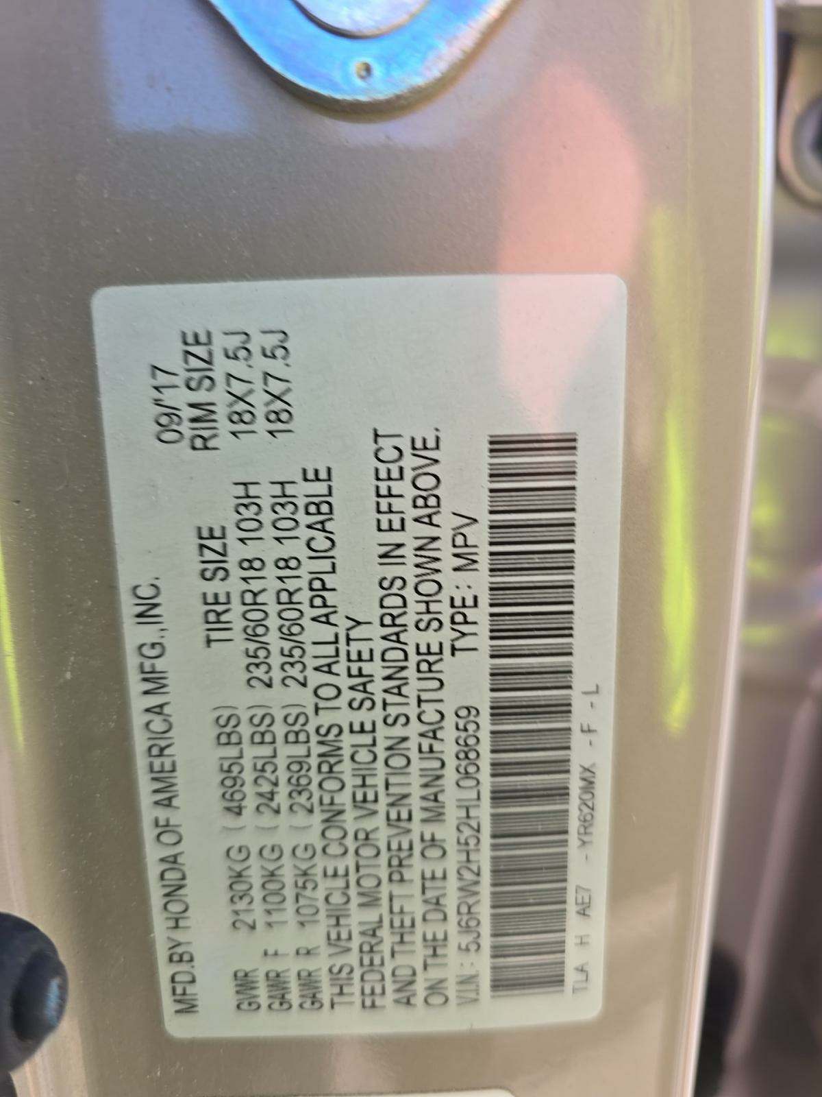 2017 Honda CR-V EX AWD