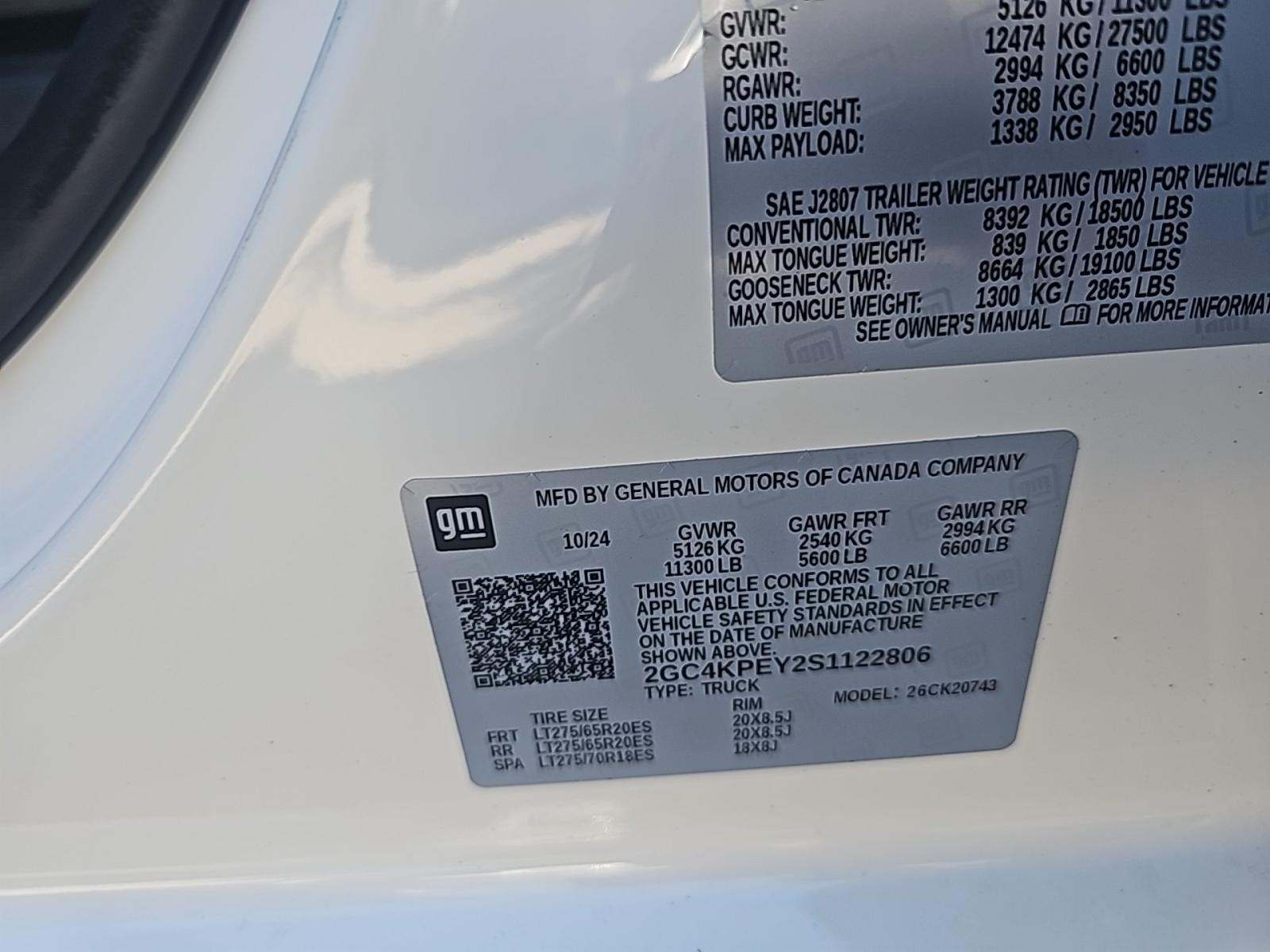 2025 Chevrolet Silverado 2500HD LTZ AWD