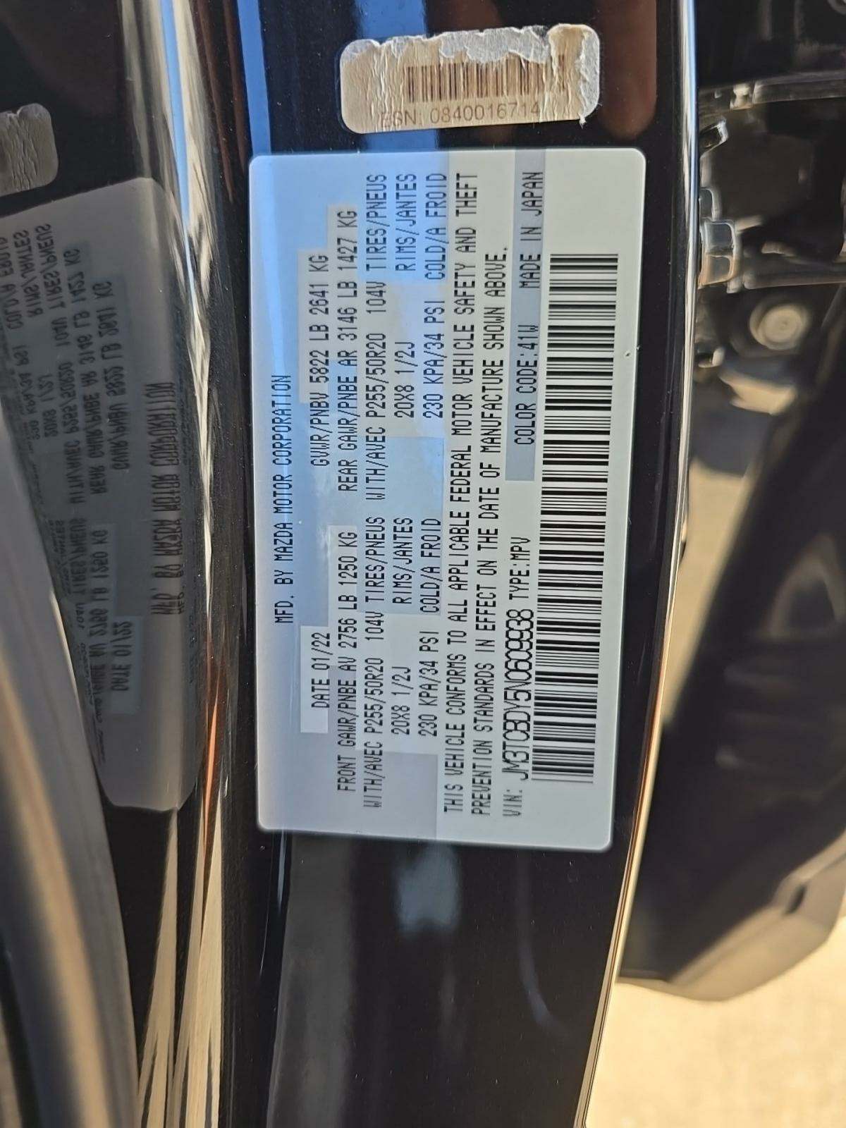 2022 MAZDA CX-9 Grand Touring AWD