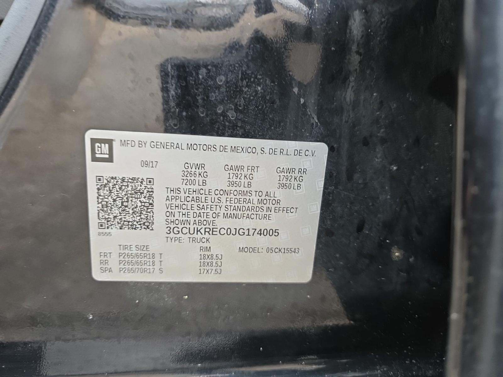 2018 Chevrolet Silverado 1500 LT AWD