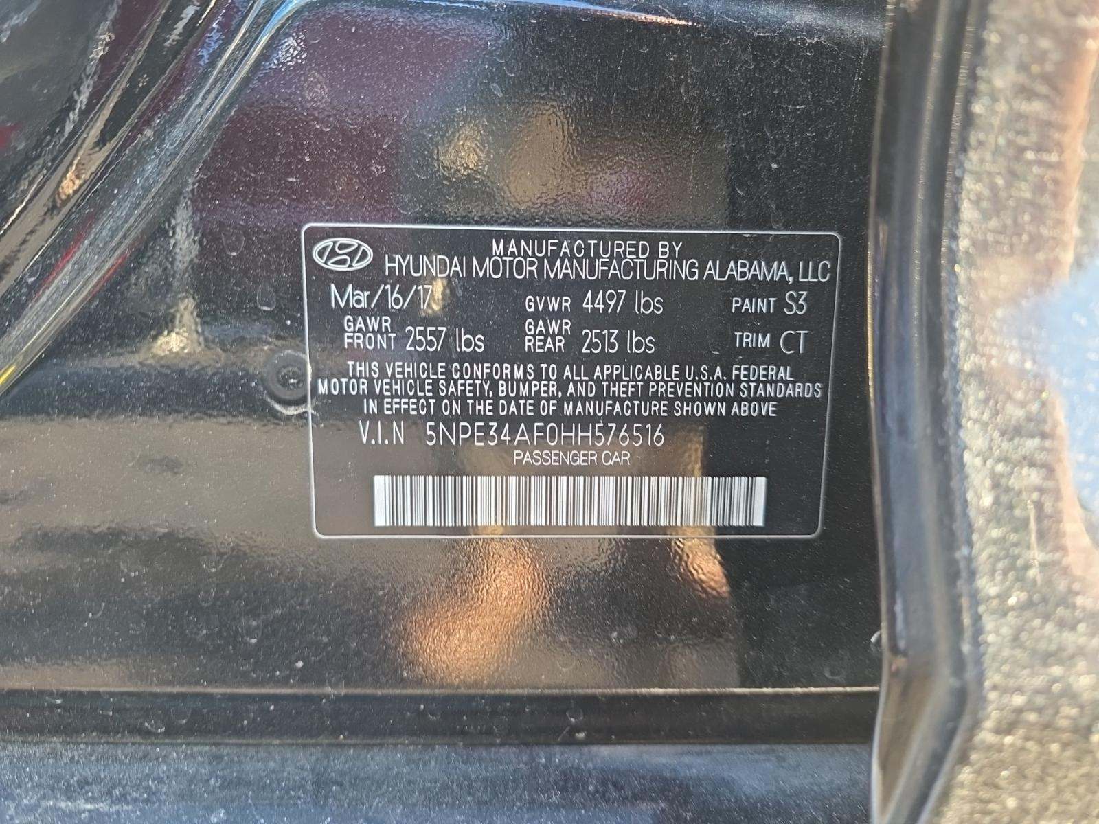 2017 Hyundai Sonata Sport FWD