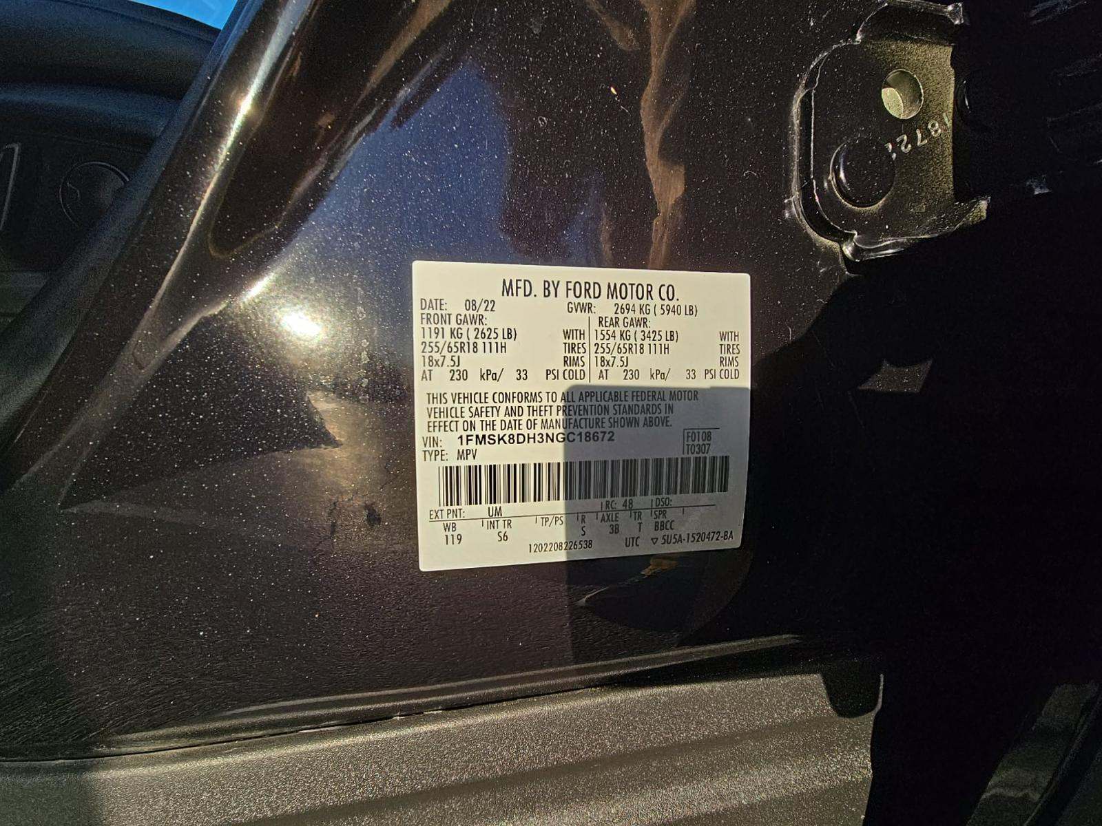 2022 Ford Explorer XLT AWD