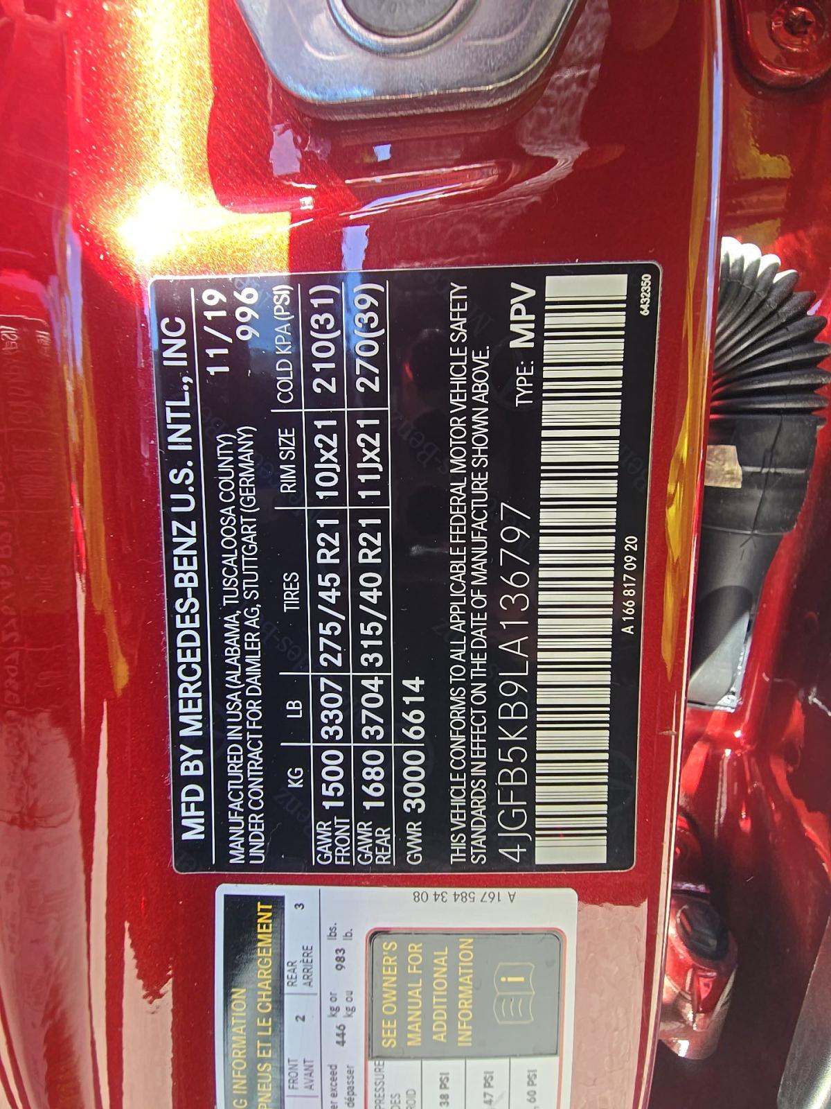 2020 Mercedes-Benz GLE GLE 450 AWD