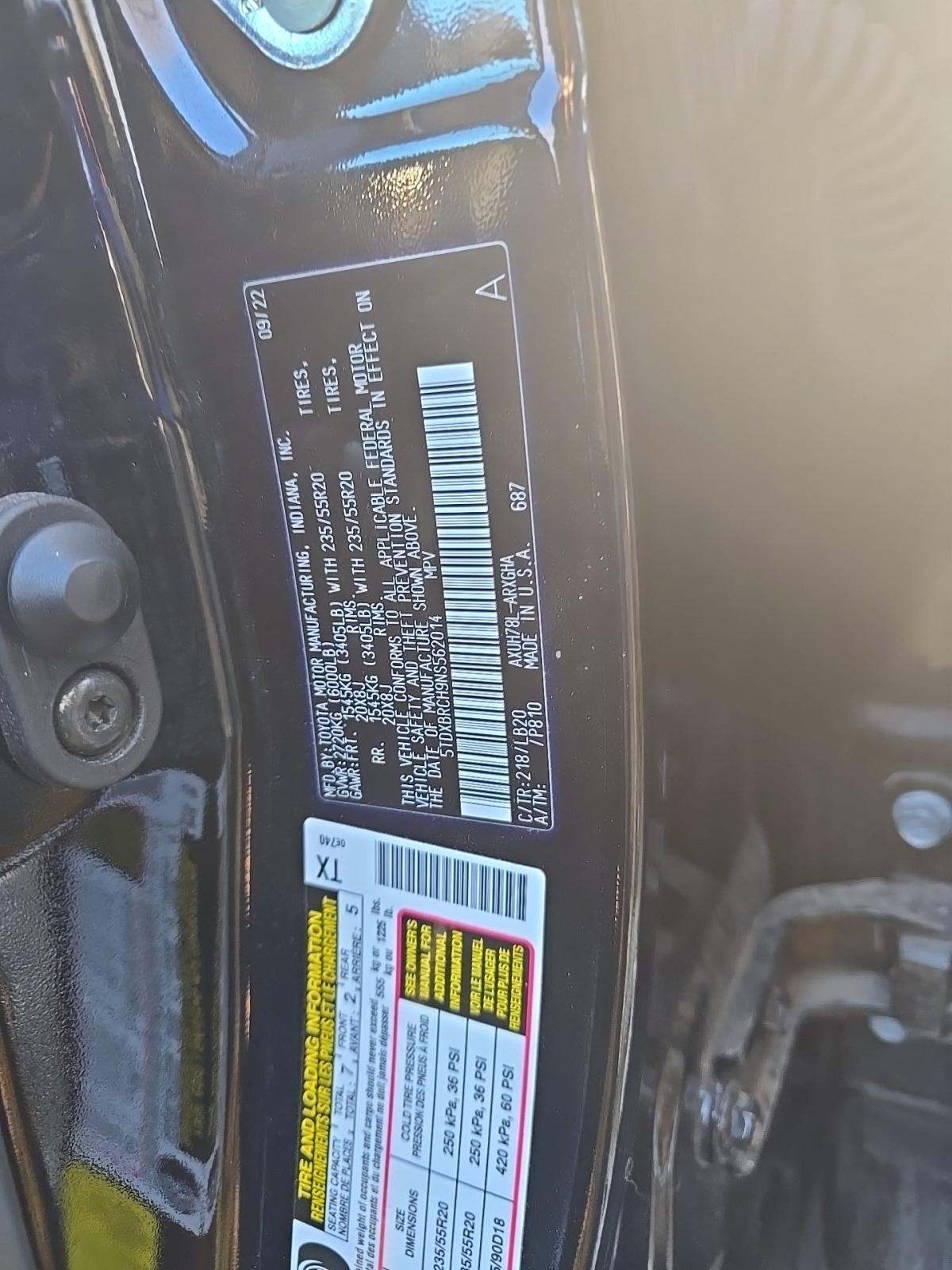 2022 Toyota Highlander Hybrid Limited AWD