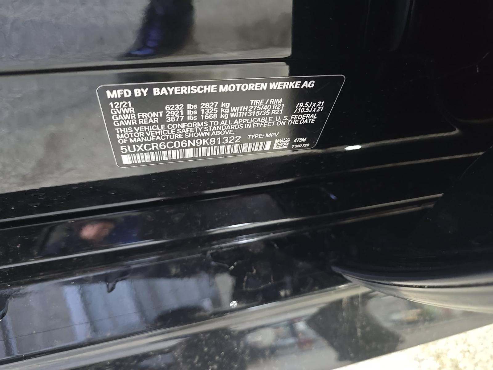 2022 BMW X5 xDrive40i AWD