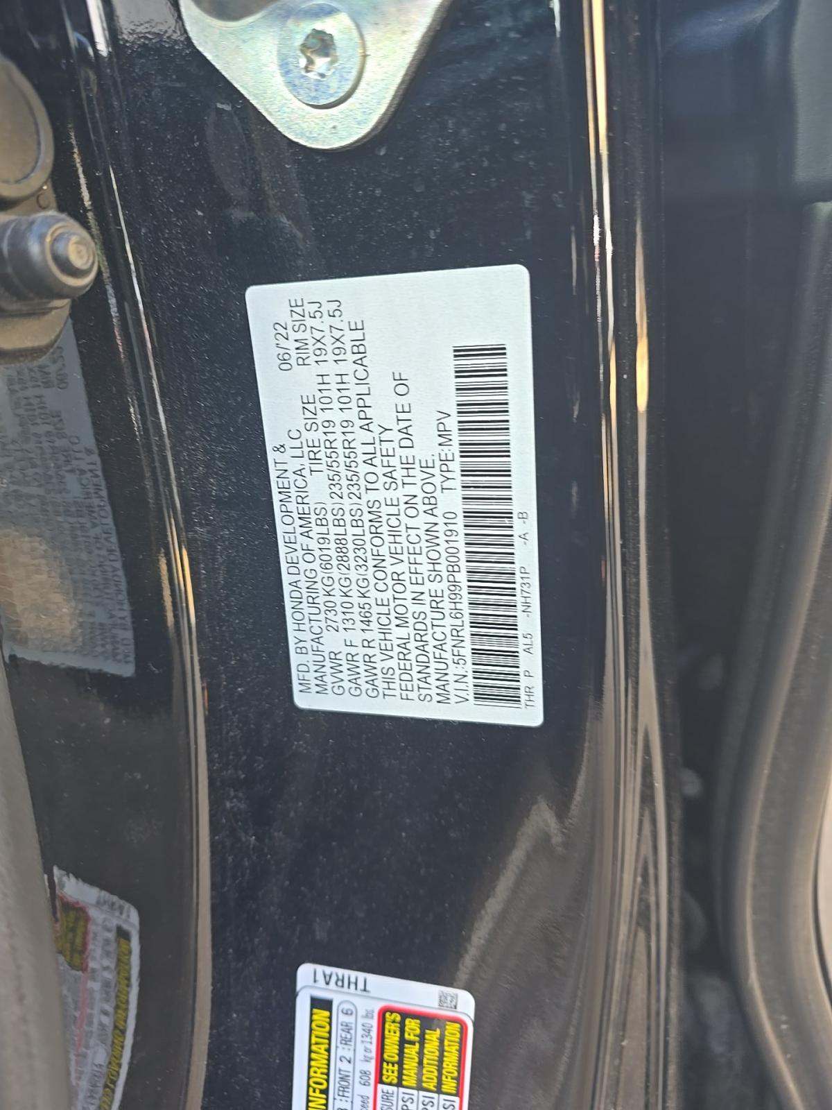 2023 Honda Odyssey Elite FWD