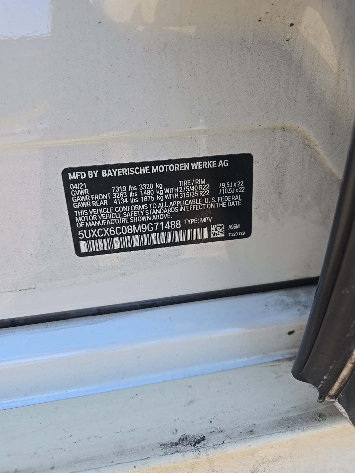 2021 BMW X7 M50i AWD