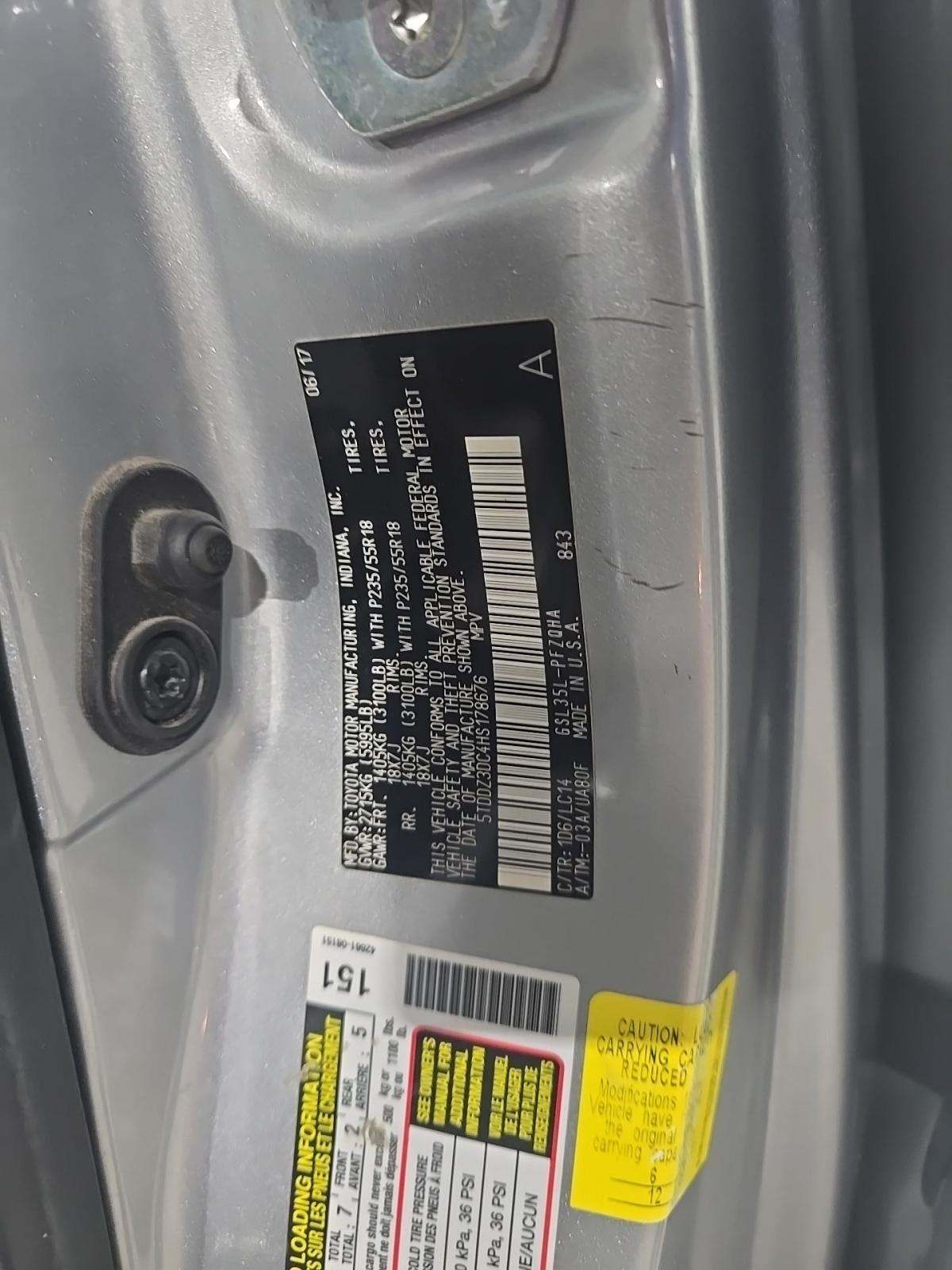 2017 Toyota Sienna XLE AWD