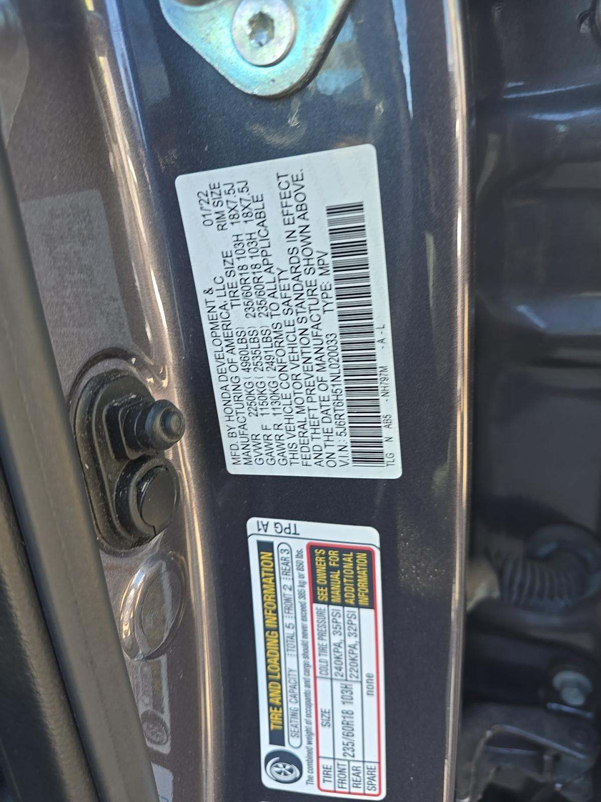 2022 Honda CR-V Hybrid EX AWD