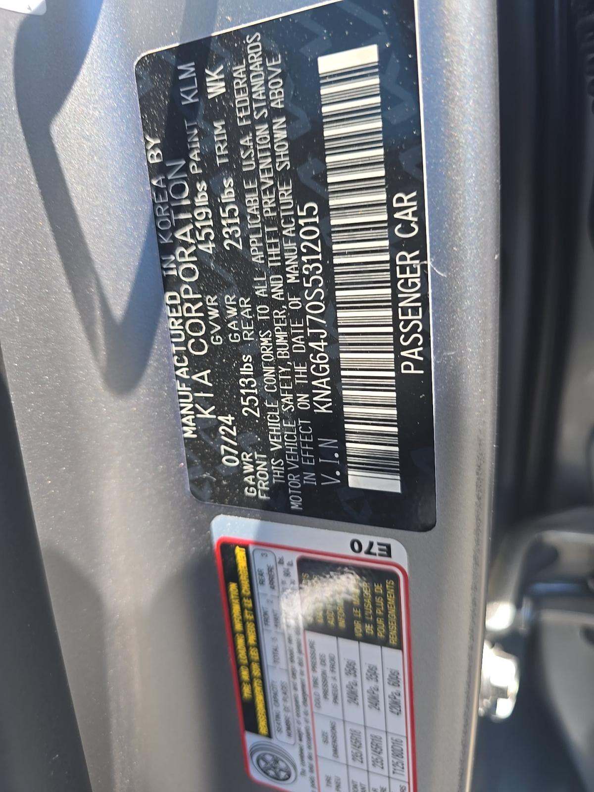 2025 Kia K5 GT-Line AWD