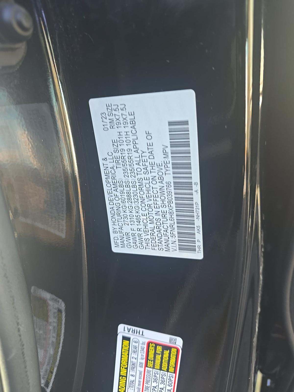 2023 Honda Odyssey Touring FWD