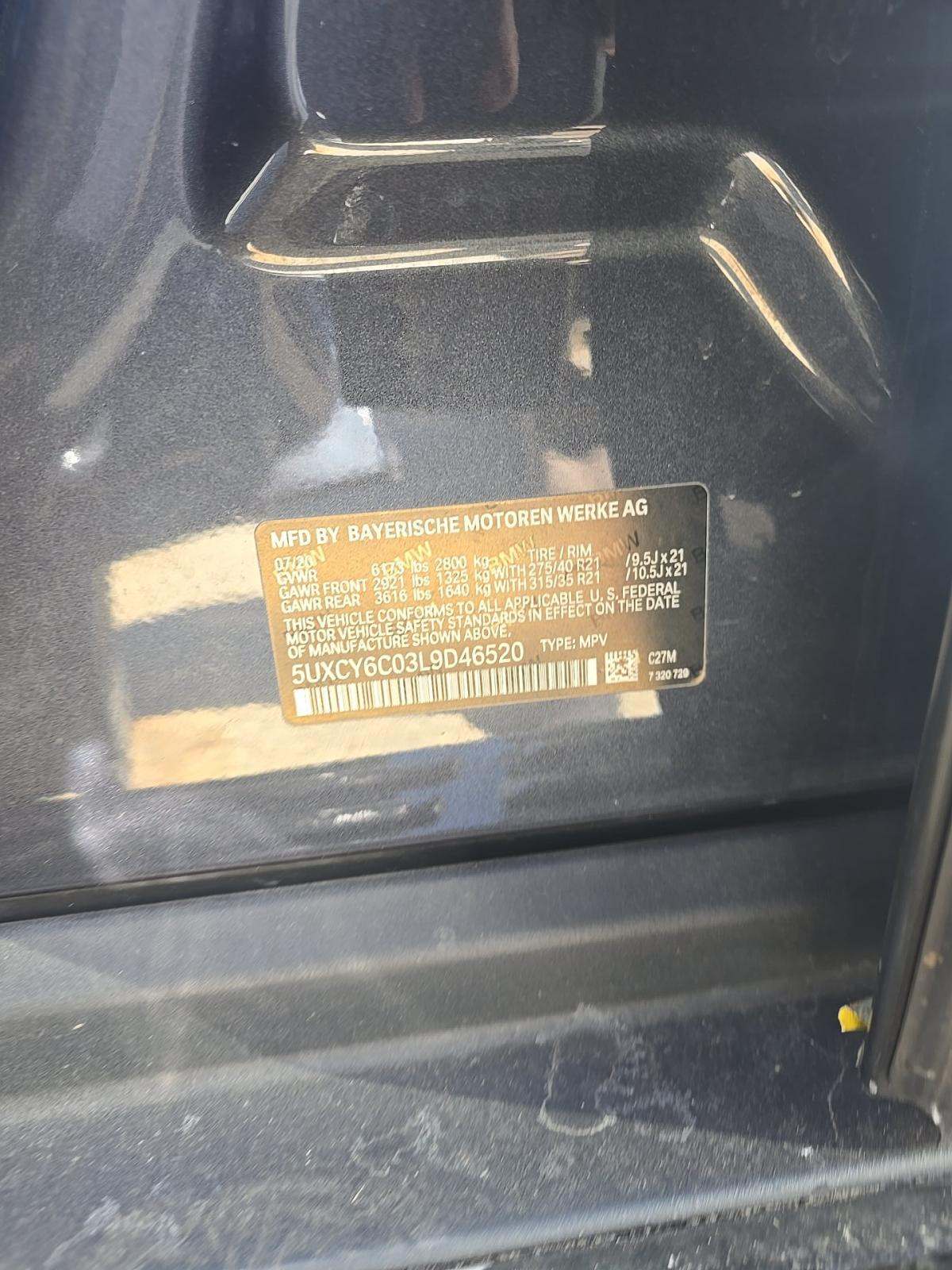 2020 BMW X6 xDrive40i AWD