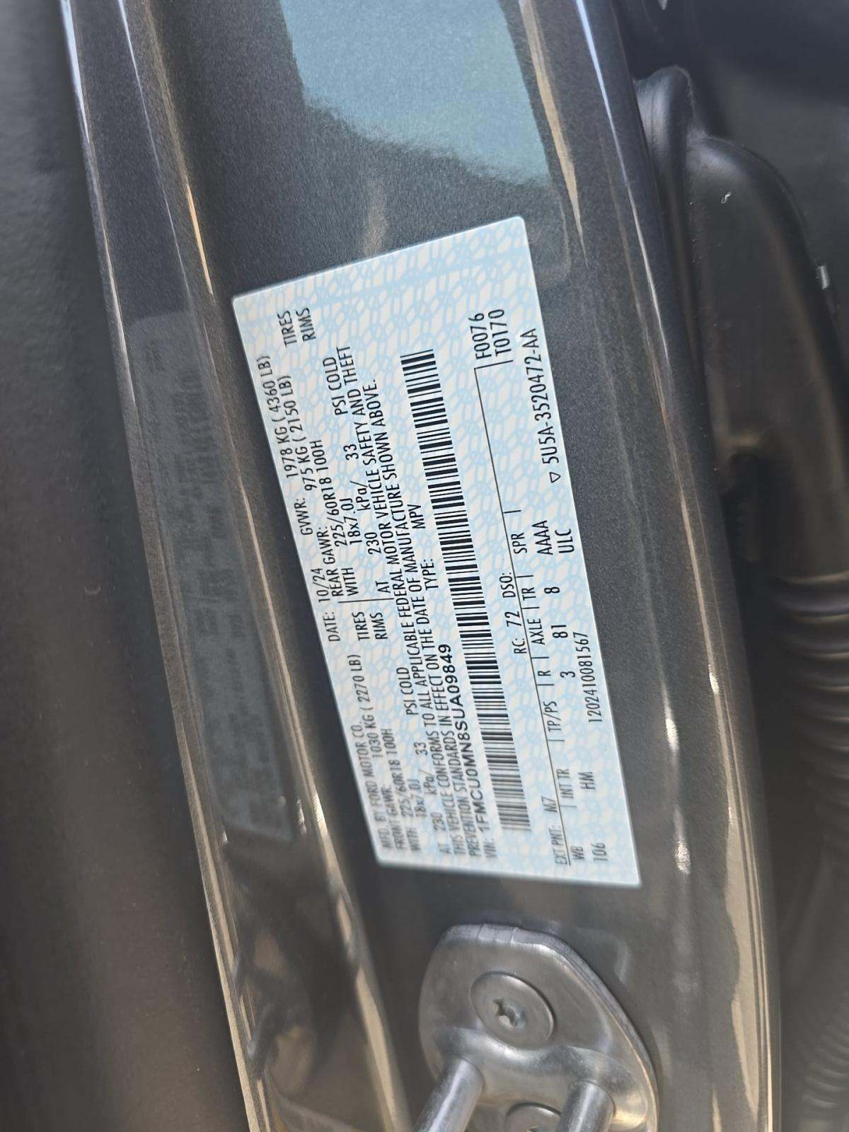 2025 Ford Escape ST-Line FWD