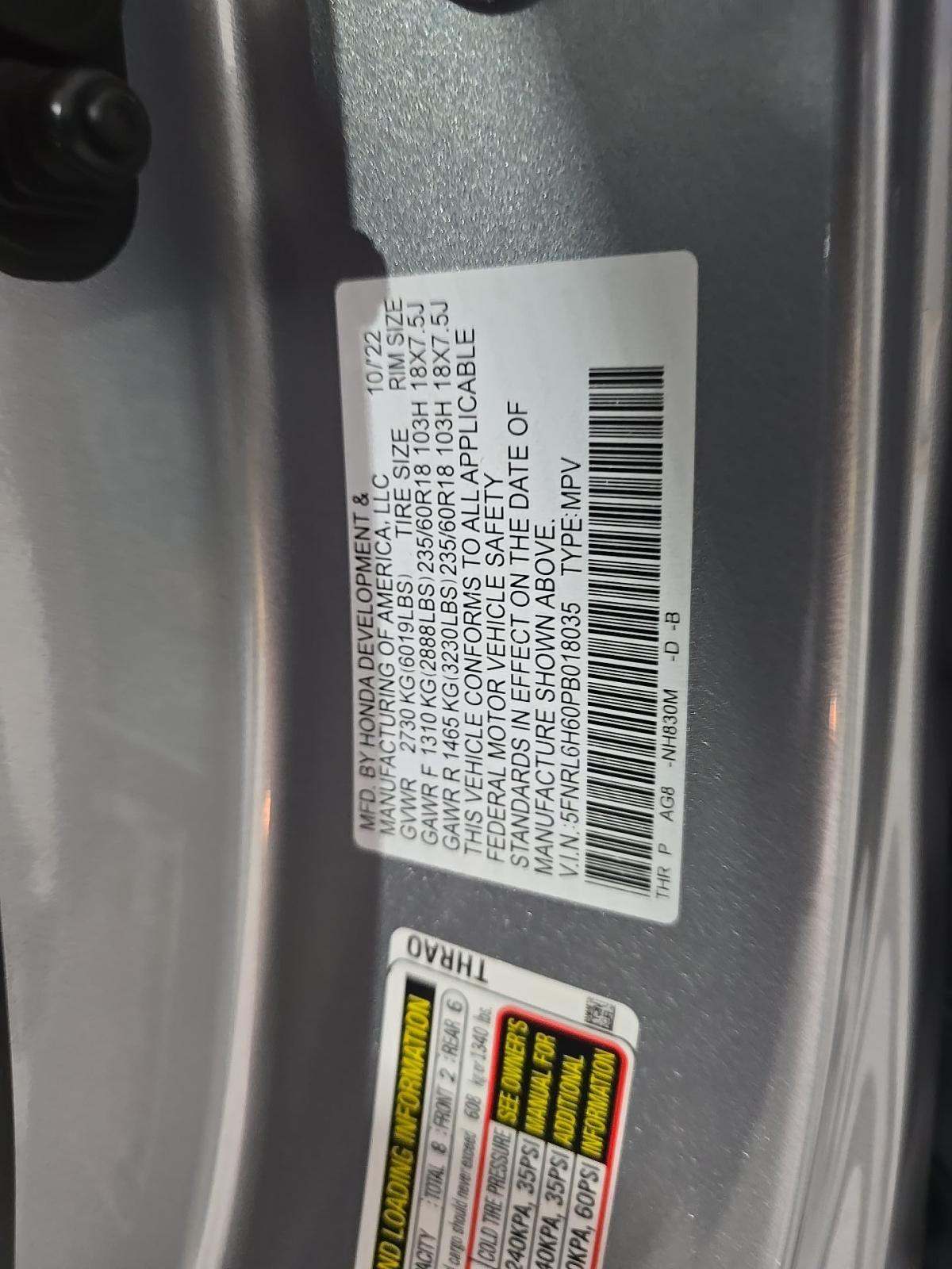 2023 Honda Odyssey EX-L FWD