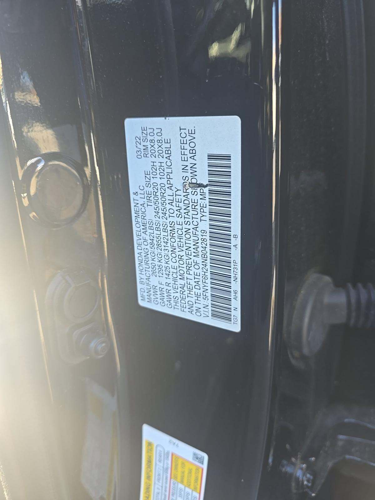 2022 Honda Pilot Special Edition AWD