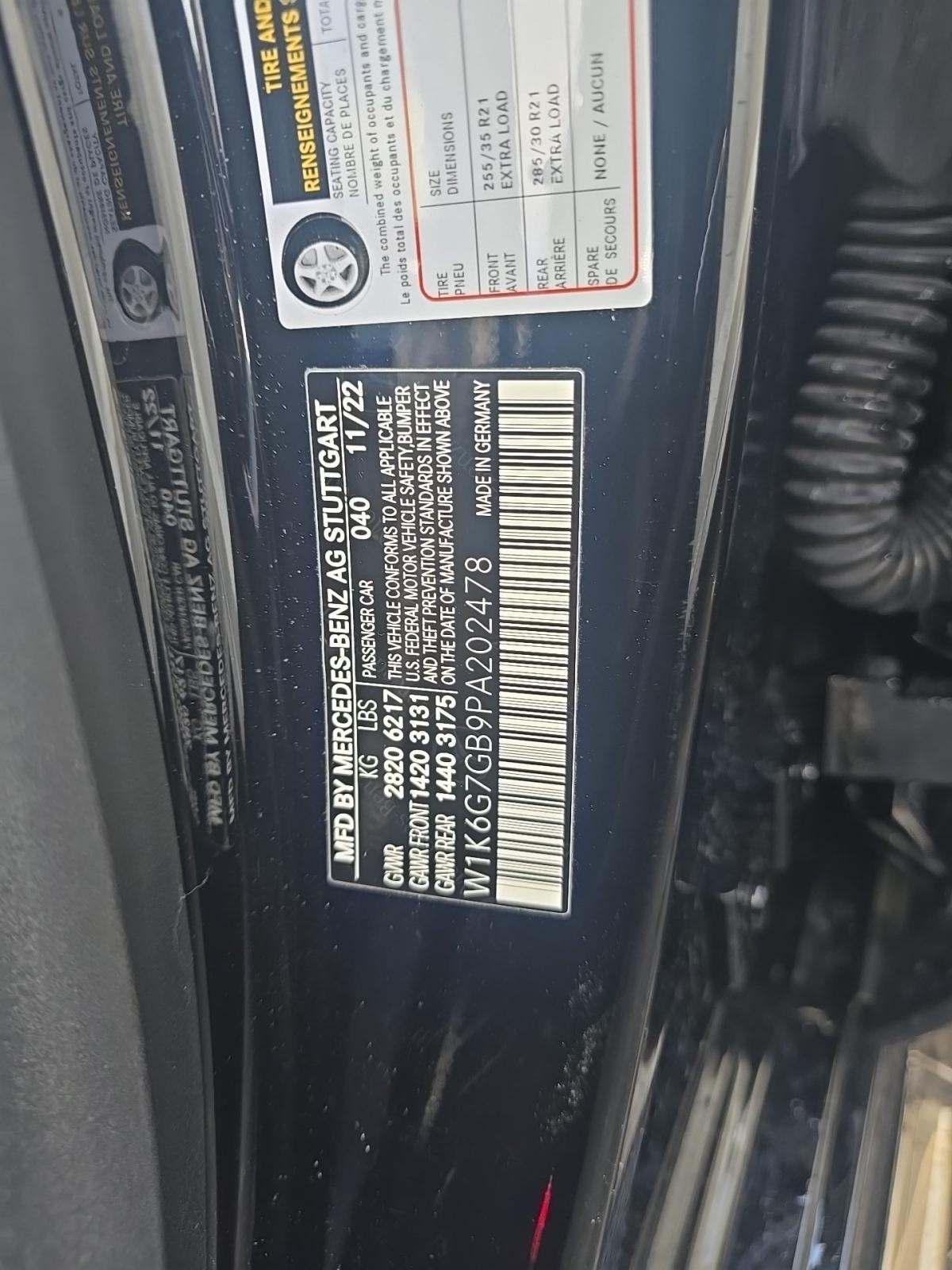 2023 Mercedes-Benz S-Class S 580 AWD