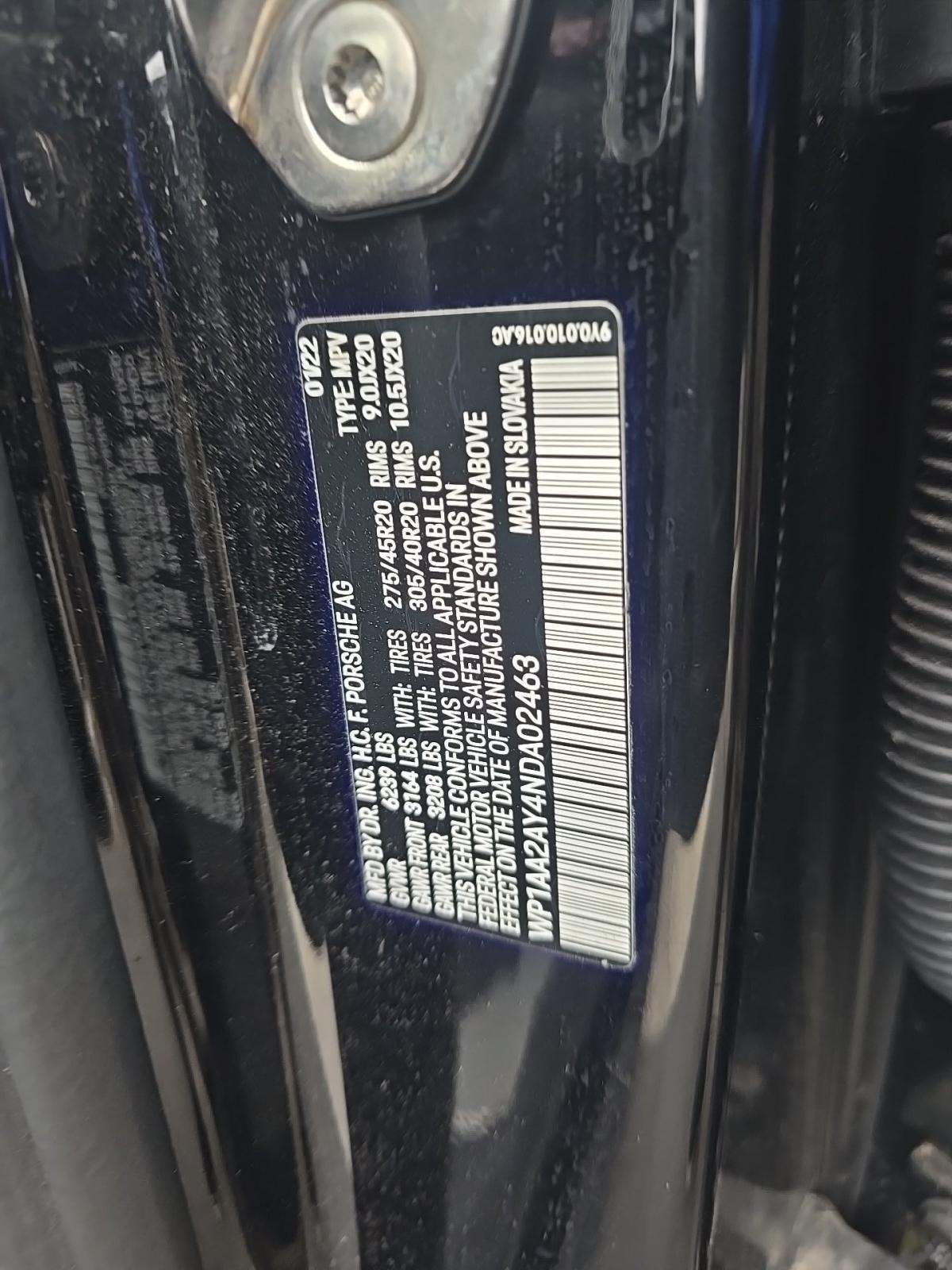 2022 Porsche Cayenne Base AWD