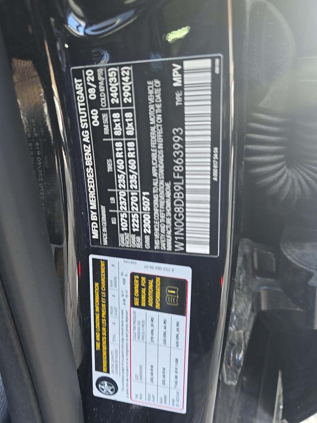 2020 Mercedes-Benz GLC GLC 300 RWD