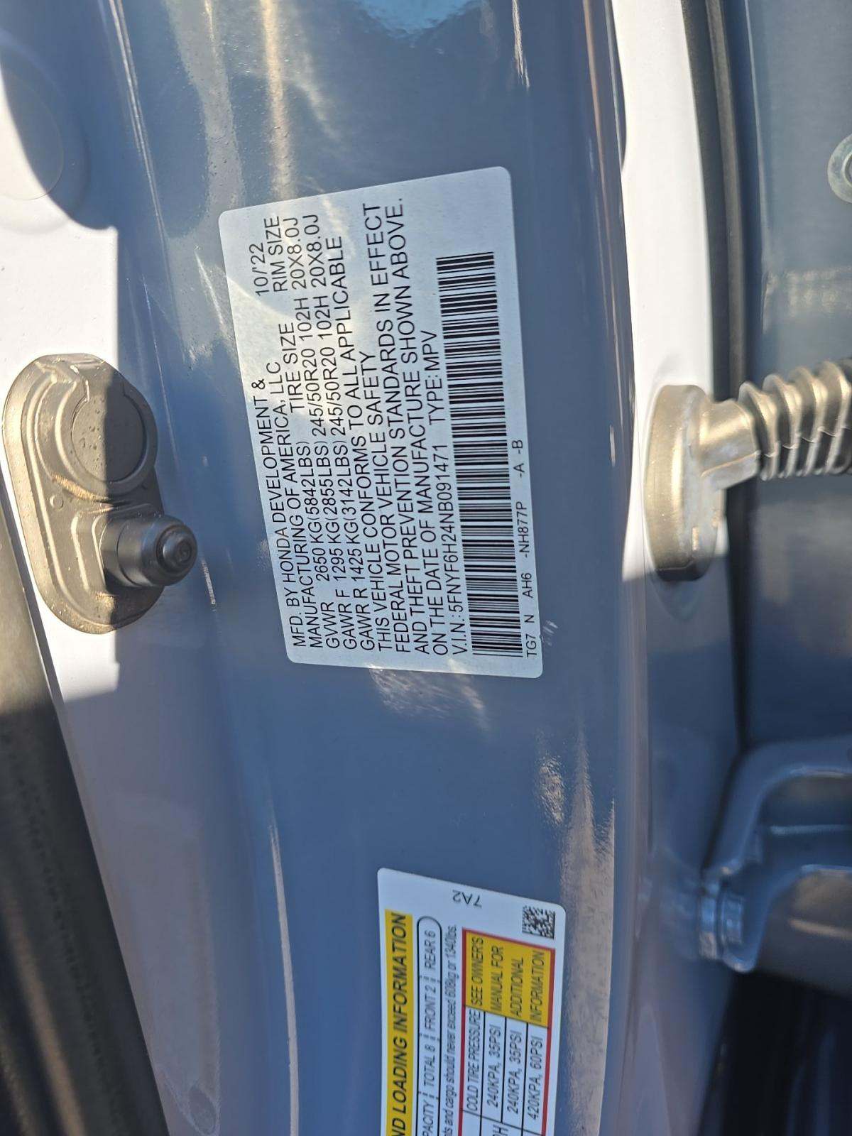 2022 Honda Pilot Special Edition AWD